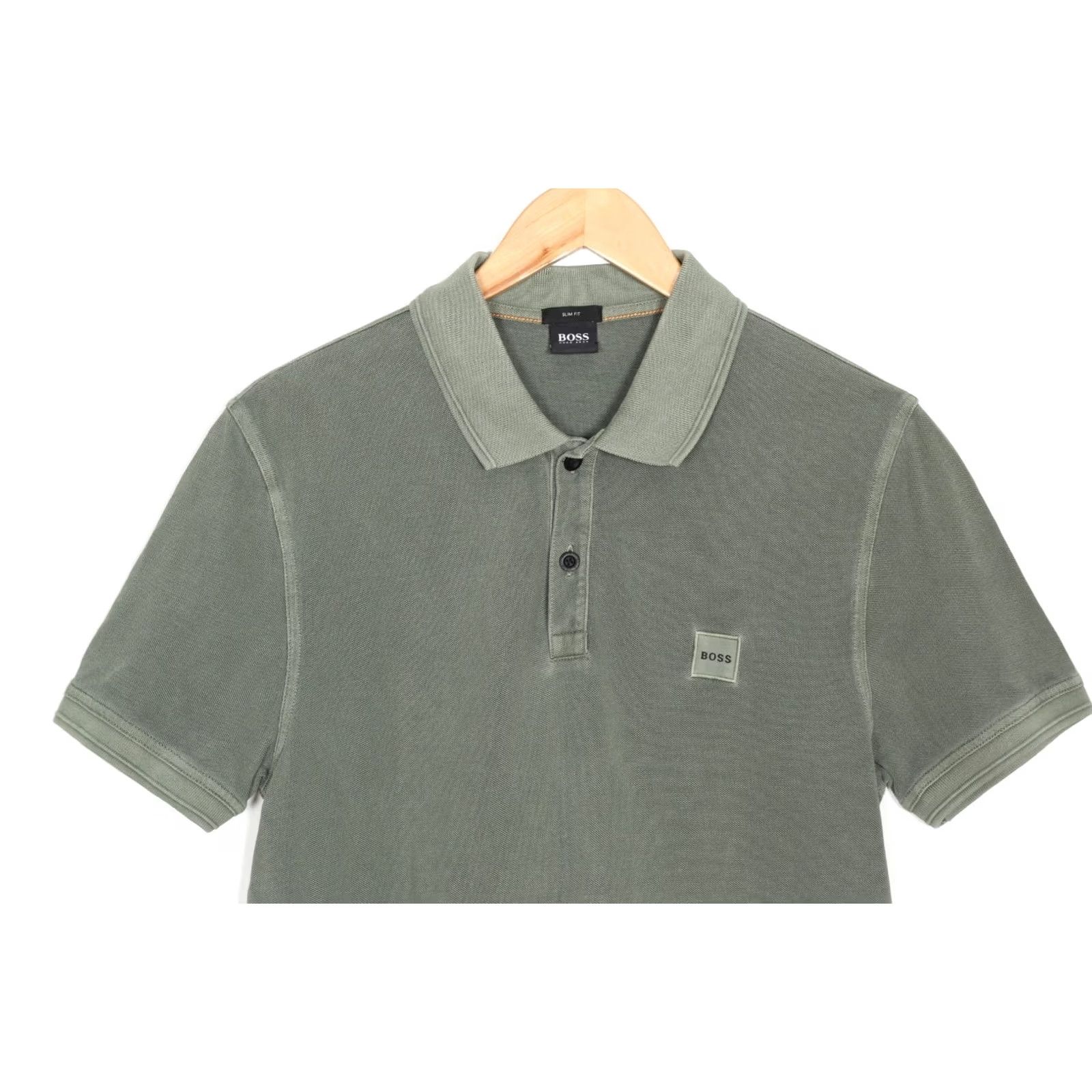 Hugo Boss HUGO BOSS Prime Polo Shirt Men L Green Short Sleeve VR3970 Casual Designer Size US L / EU 52-54 / 3 - 2 Thumbnail