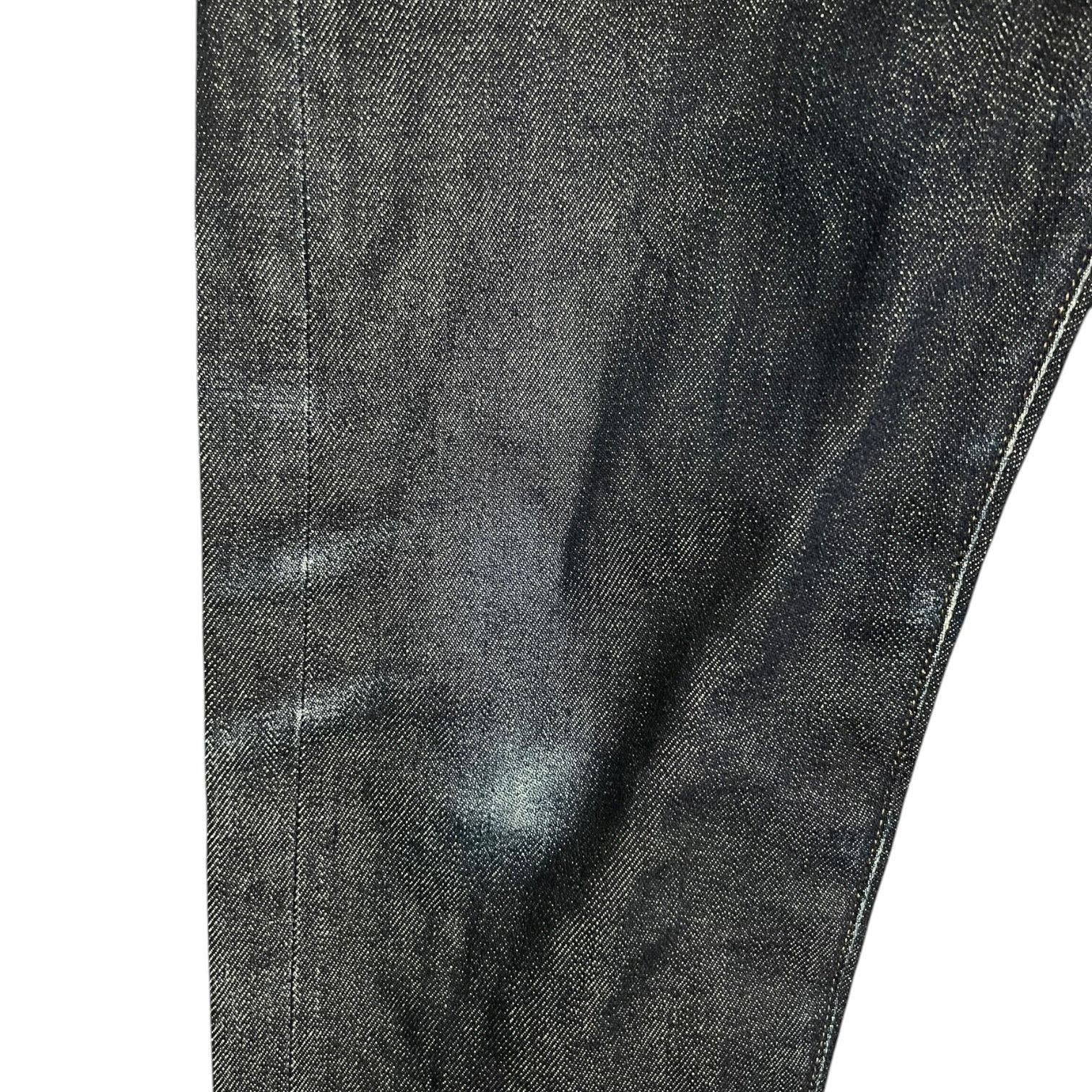 Uniqlo Uniqlo Jeans Slim Straight Kaihara Dark Faded Jeans - 33x32 Size US 33 - 2 Thumbnail