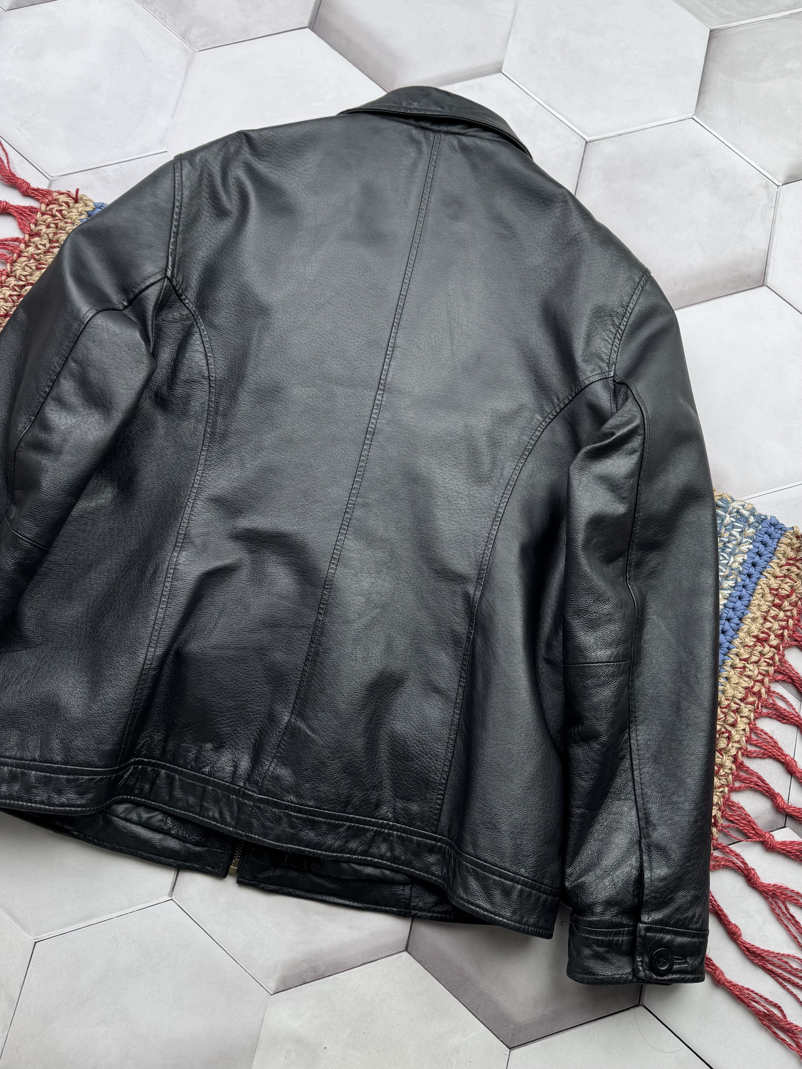 Vintage Vintage Bomber Leather Jacket Size US M / EU 48-50 / 2 - 12 Thumbnail