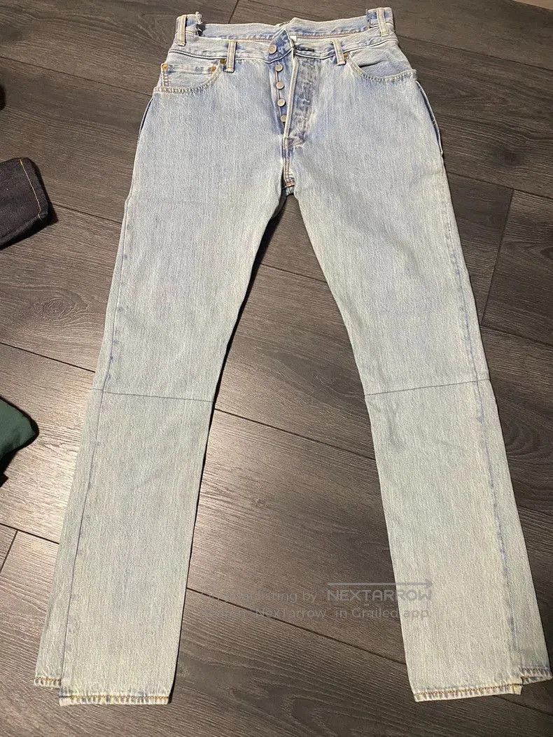 Vetements Deconstructed Denim Pants by Vetements. Size US 34 / EU 50 - 1 Thumbnail