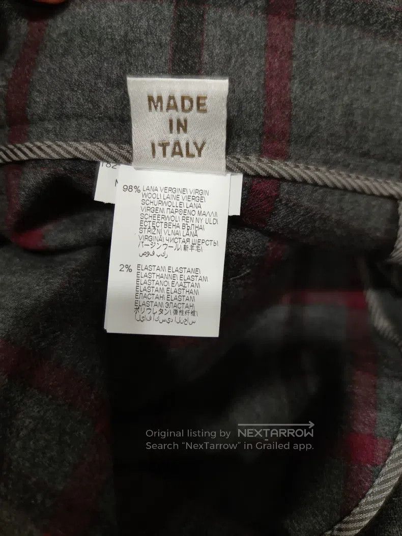 Brunello Cucinelli Brunello Cucinelli New wool casual pants, classic checkere Size 25" / US 0 / IT 36 - 5 Thumbnail
