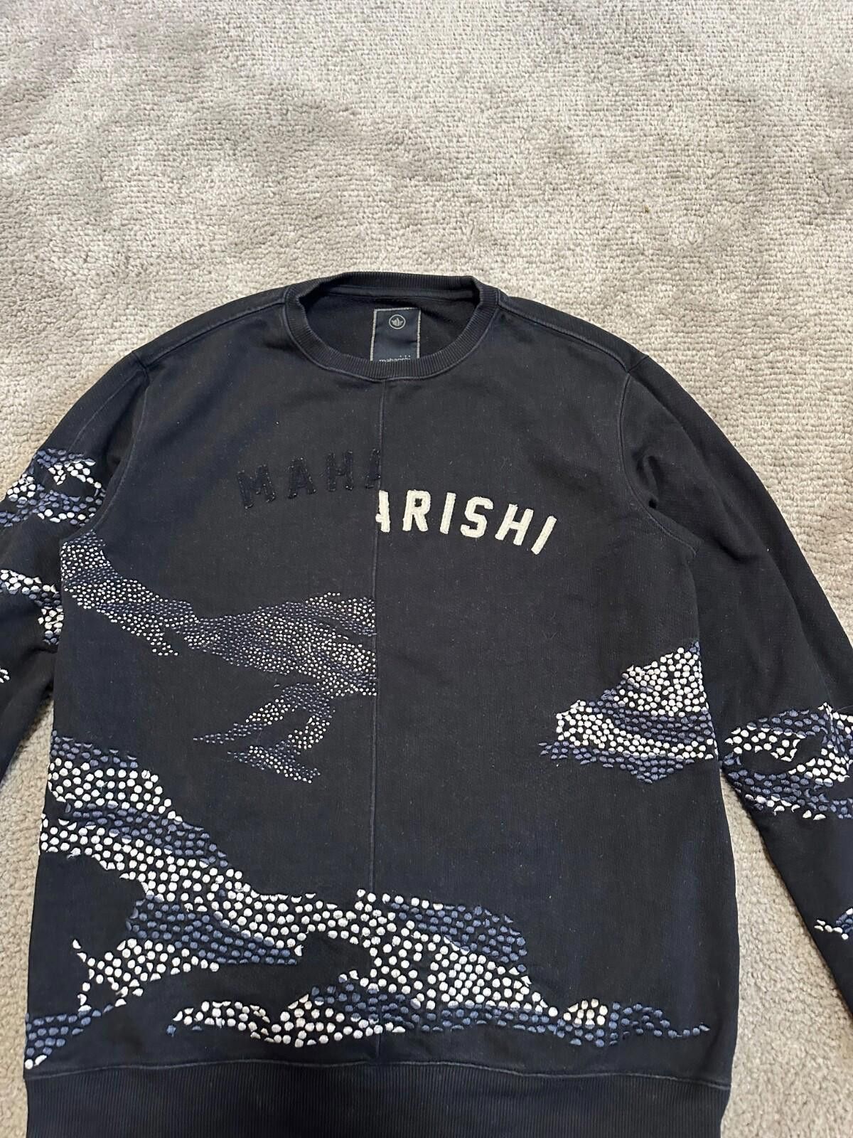 Maharishi MAHARISHI Two Tones Embroidered Sweatshirt Size S Size US S / EU 44-46 / 1 - 5 Thumbnail