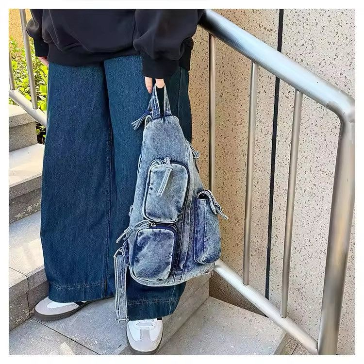 Japanese Brand × Vintage Multi Pocket Crossbody Bag Size ONE SIZE - 3 Thumbnail