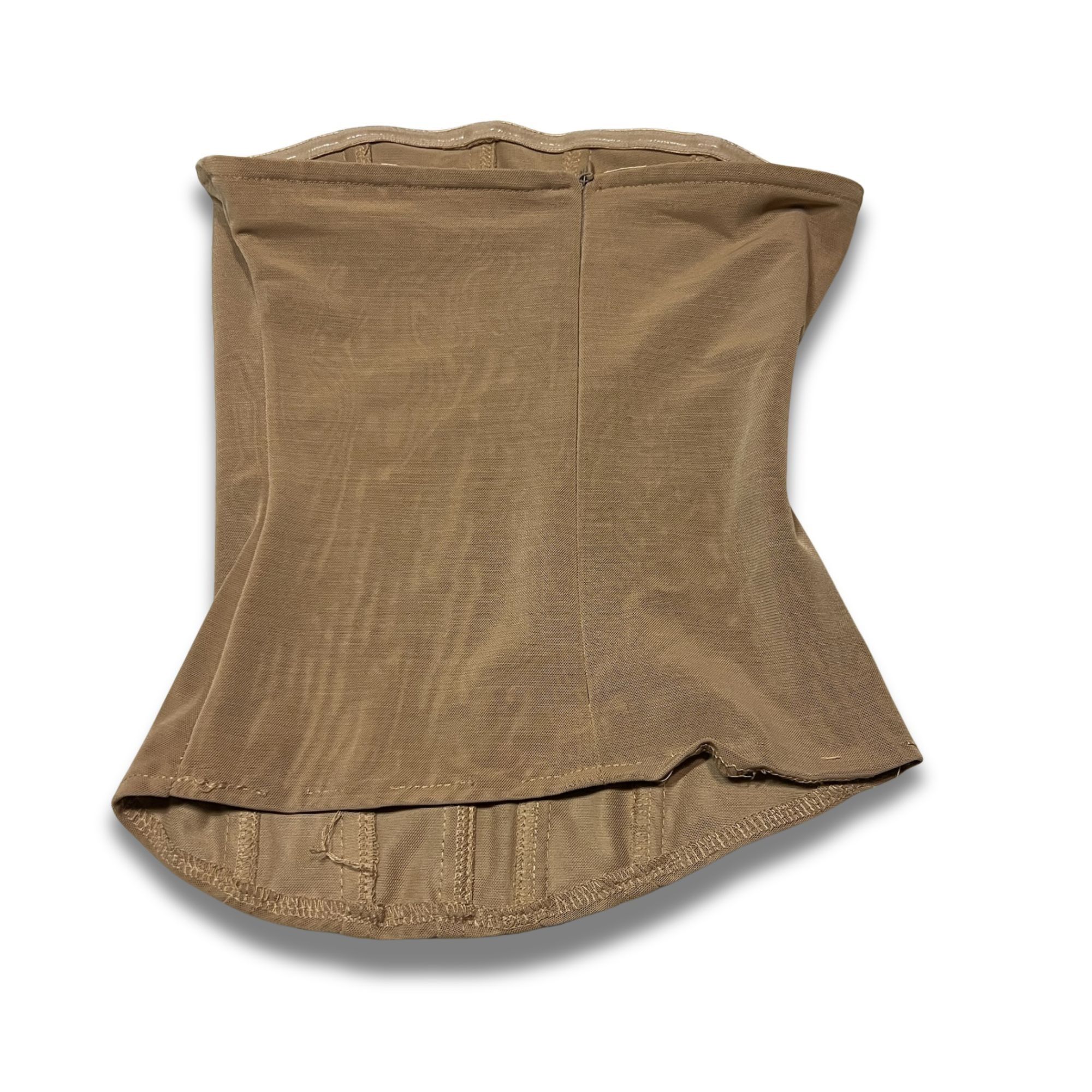 Other Sheer Mesh Corset Top XS 90% Cotton 10% Spandex Tan Straples Size XS / US 0-2 / IT 36-38 - 3 Thumbnail