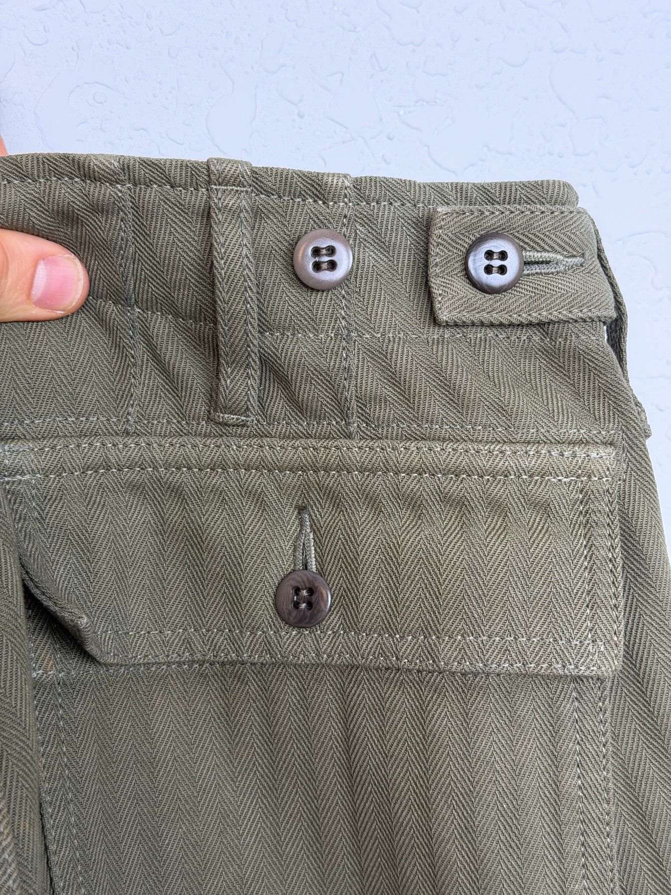 Visvim SS19 HW Drill Mil Pants (Herringbone) *F.I.L. Exclusive Size US 30 / EU 46 - 4 Thumbnail