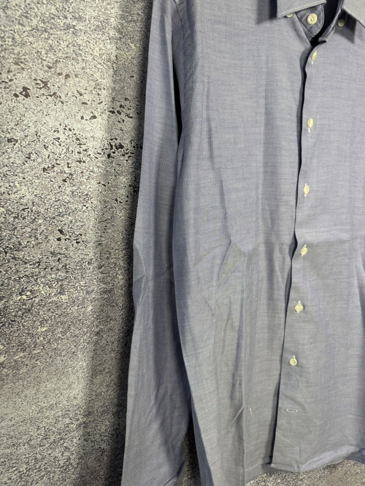 Eton ETON York Slim Formal Shirt Men’s Large Button Up Cutaway Size US L / EU 52-54 / 3 - 6 Thumbnail