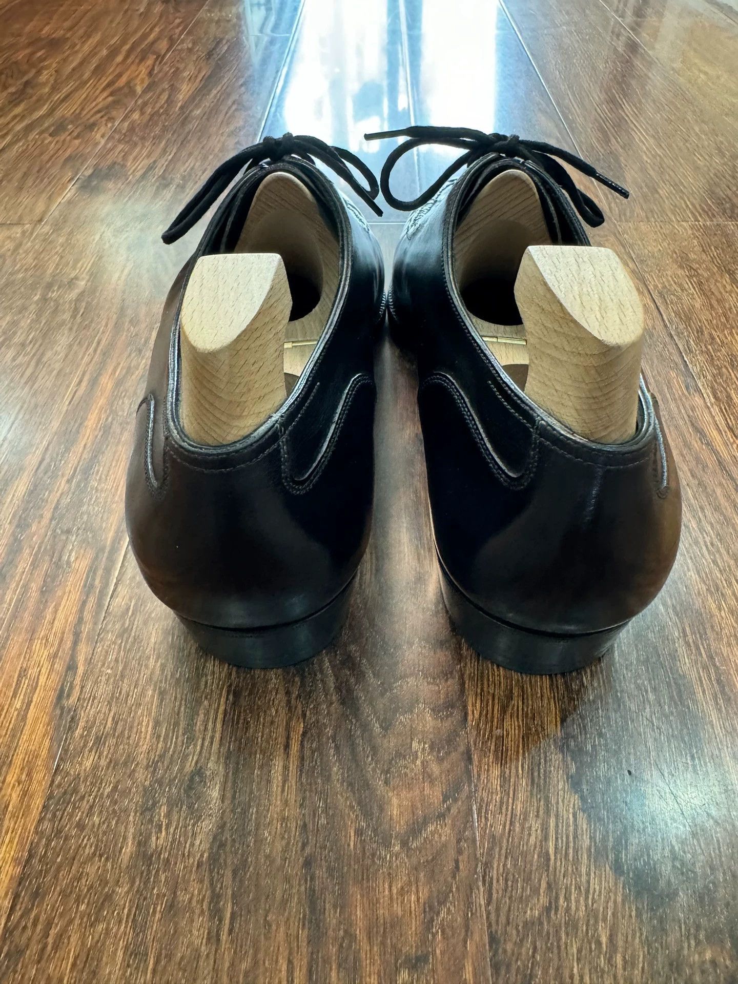 Other ACME Derby UK6.5 (39.5-40) Black & Grey Split-toe 5 Eyelets Size US 6.5 / EU 39-40 - 6 Thumbnail