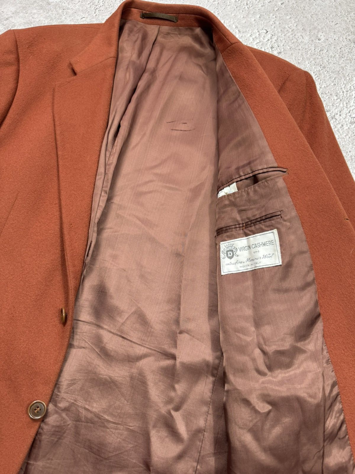Other Tom English Virgin Cashmere Merino Wool Blazer Coat 44R Size US L / EU 52-54 / 3 - 6 Thumbnail