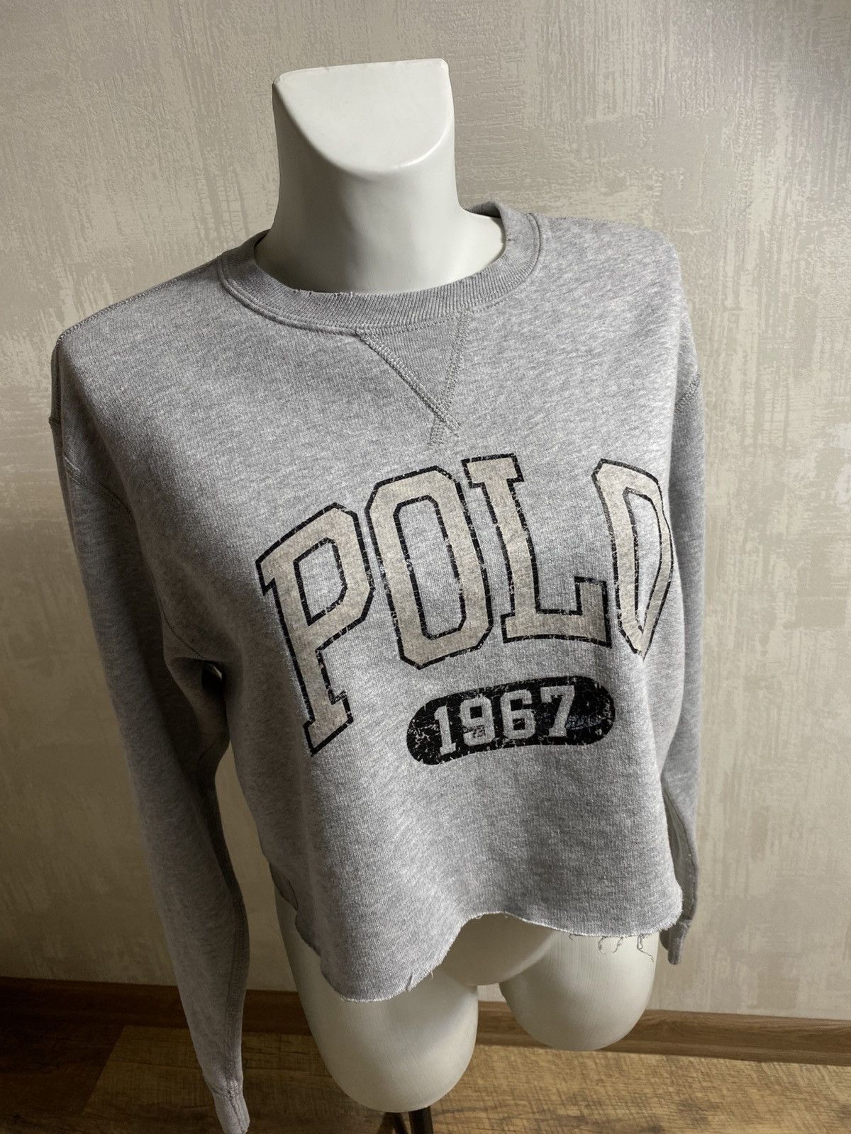 Ralph Lauren Vintage Polo Ralph Lauren 1967 Cropped Grey Sweatshirt S Size S / US 4 / IT 40 - 9 Thumbnail