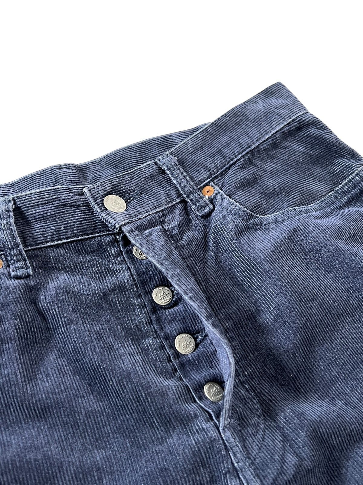KATO Triple A by Kato’ Indigo Corduroy Pants Size US 32 / EU 48 - 9 Thumbnail