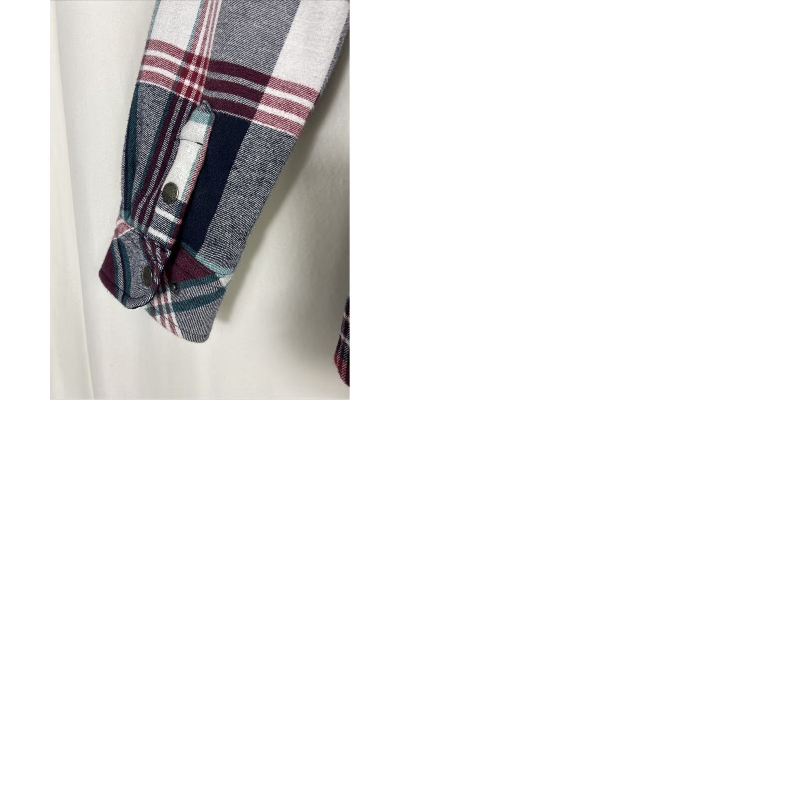 Orvis Orvis Womens Small Snap Shacket Red Blue Plaid Shirt Jacket Size S / US 4 / IT 40 - 10 Thumbnail