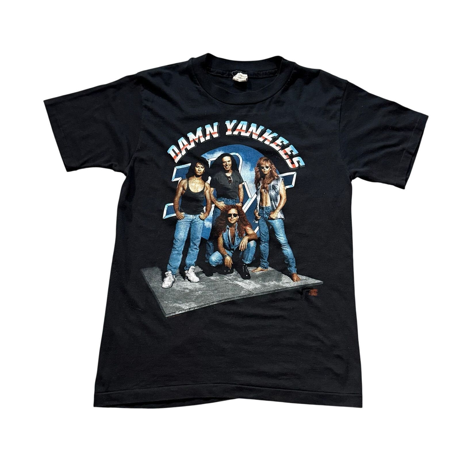 Vintage Vintage 90’s Damn Yankees World Tour Tee Size US M / EU 48-50 / 2 - 1 Thumbnail
