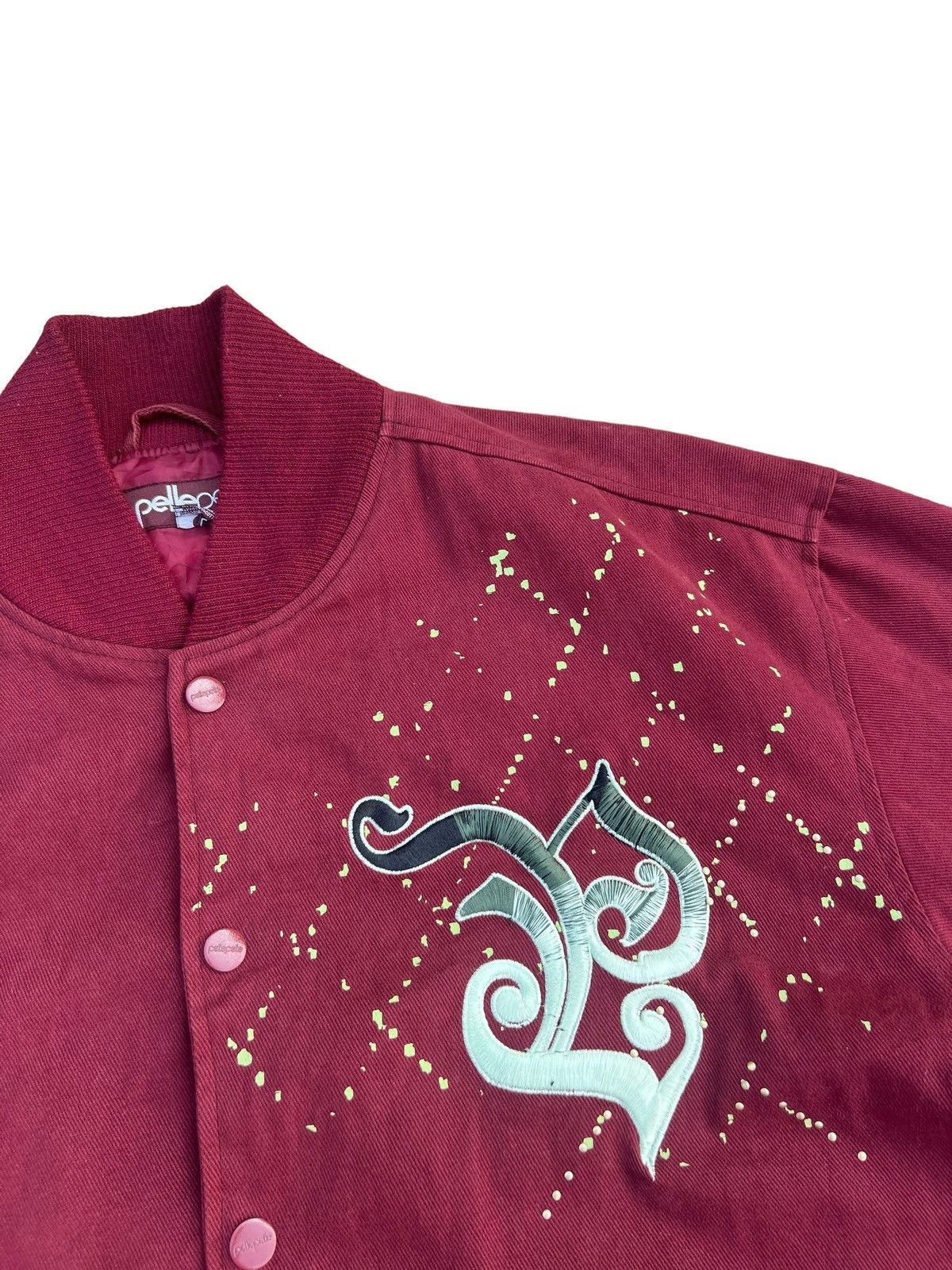 Pelle Pelle Vintage PELE PELE Embroidery SpellOut Oversize Bomber Jacket Size US L / EU 52-54 / 3 - 6 Thumbnail