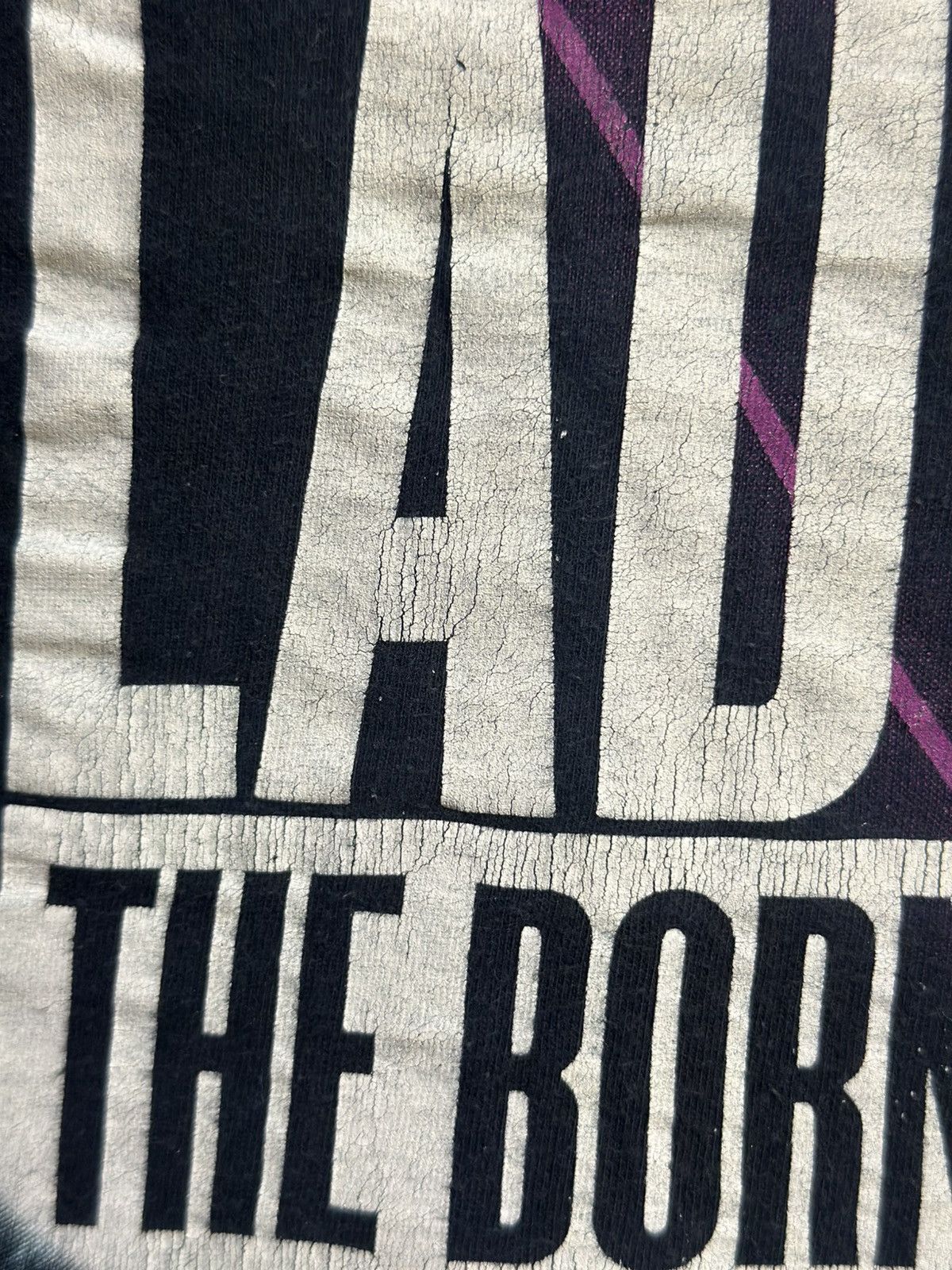 Band Tees Vintage Lady Gaga The Born This Way Ball Faded Tee Size US S / EU 44-46 / 1 - 4 Thumbnail