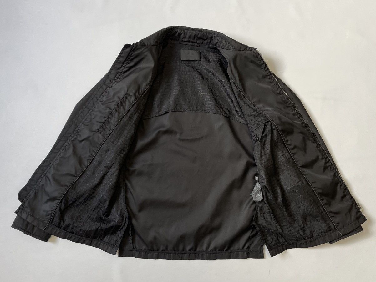 Prada Mid 2000s Black Nylon Work Jacket Size US M / EU 48-50 / 2 - 10 Thumbnail