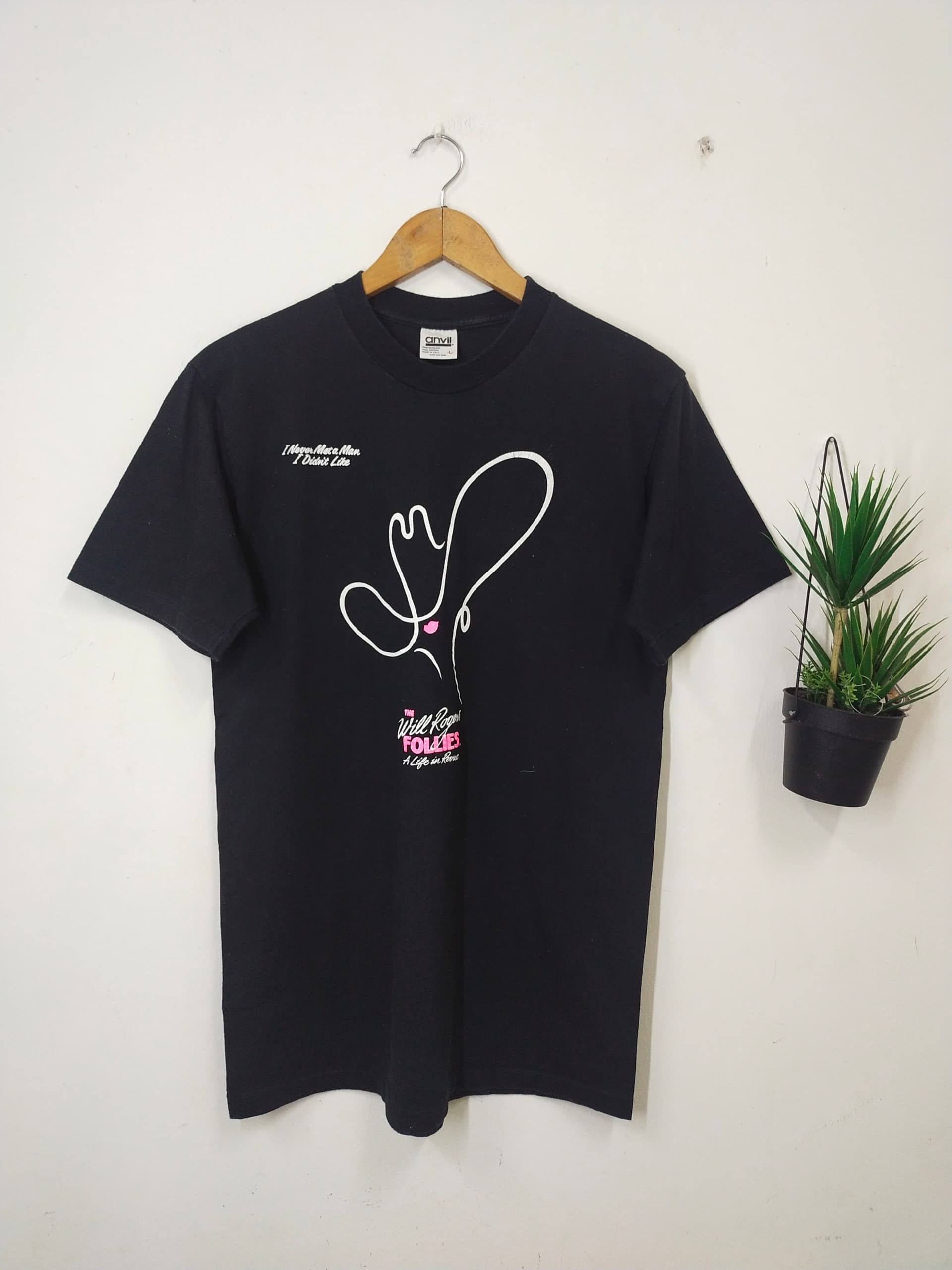 Band Tees × Vintage Vintage 90s Will Rogers Solo singer promo band t shirt Size US L / EU 52-54 / 3 - 1 Thumbnail