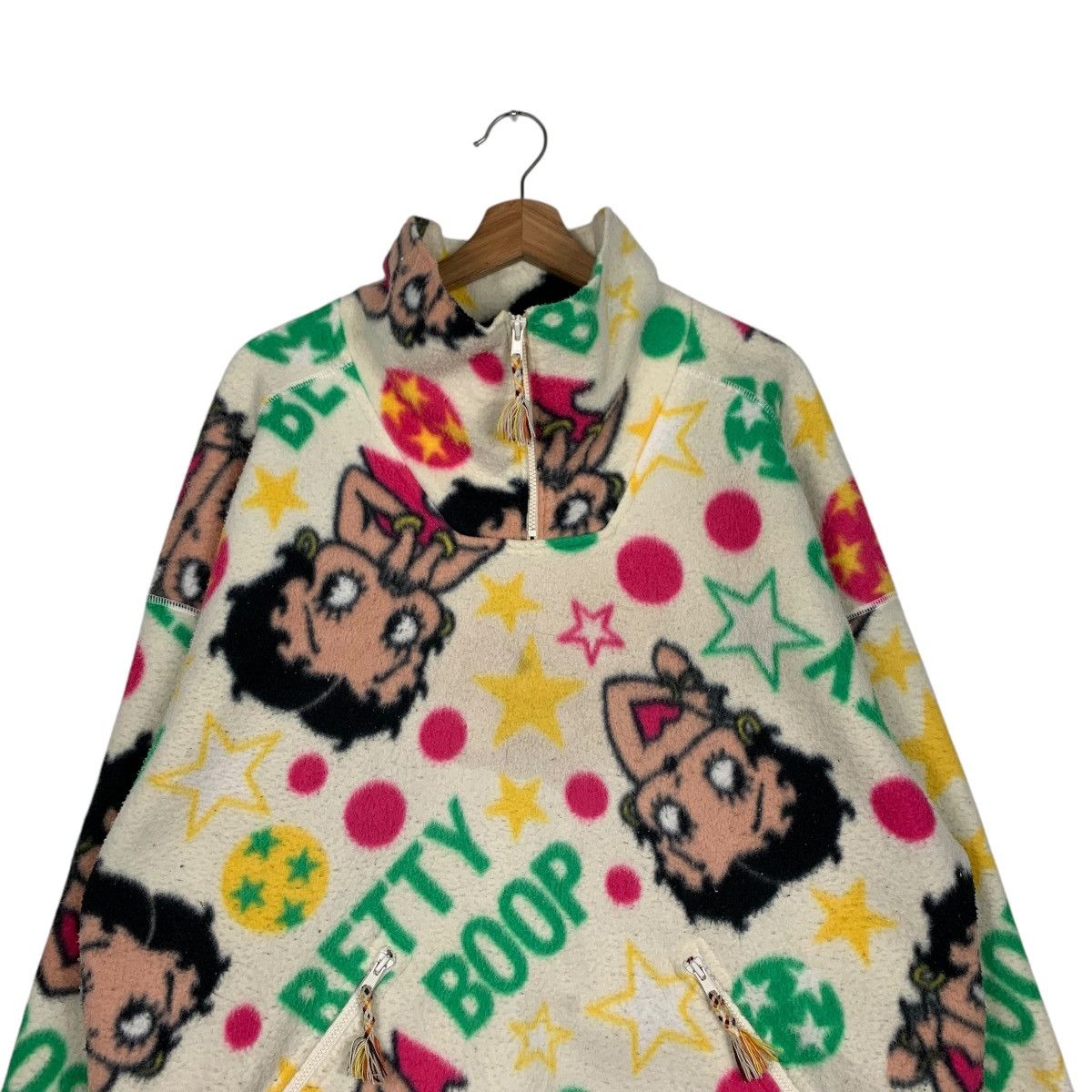 Cartoon Network BETTY BOOP Fullprint Half Zip Turtleneck Fleece #1861-C81 Size US XL / EU 56 / 4 - 2 Thumbnail