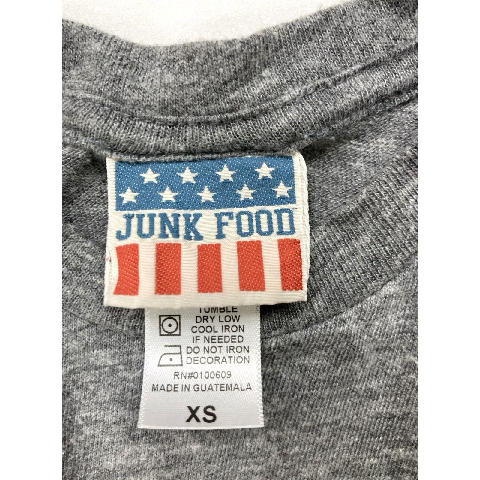 Junk Food Junk Food Miami Heat T-Shirt Women XS Gray Retro Graphic Short Sleeve Crew Neck Pullover Casual Cotton Polyester Size XS / US 0-2 / IT 36-38 - 4 Thumbnail