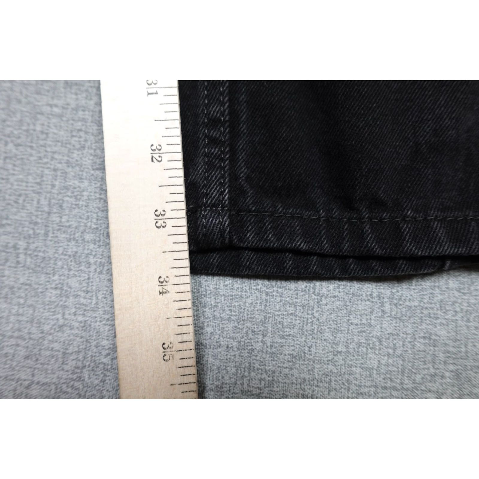 Levi's Levi's 505 Jeans Mens 34x34 Black Straight Leg Denim Classic USA Style Size US 34 / EU 50 - 7 Thumbnail
