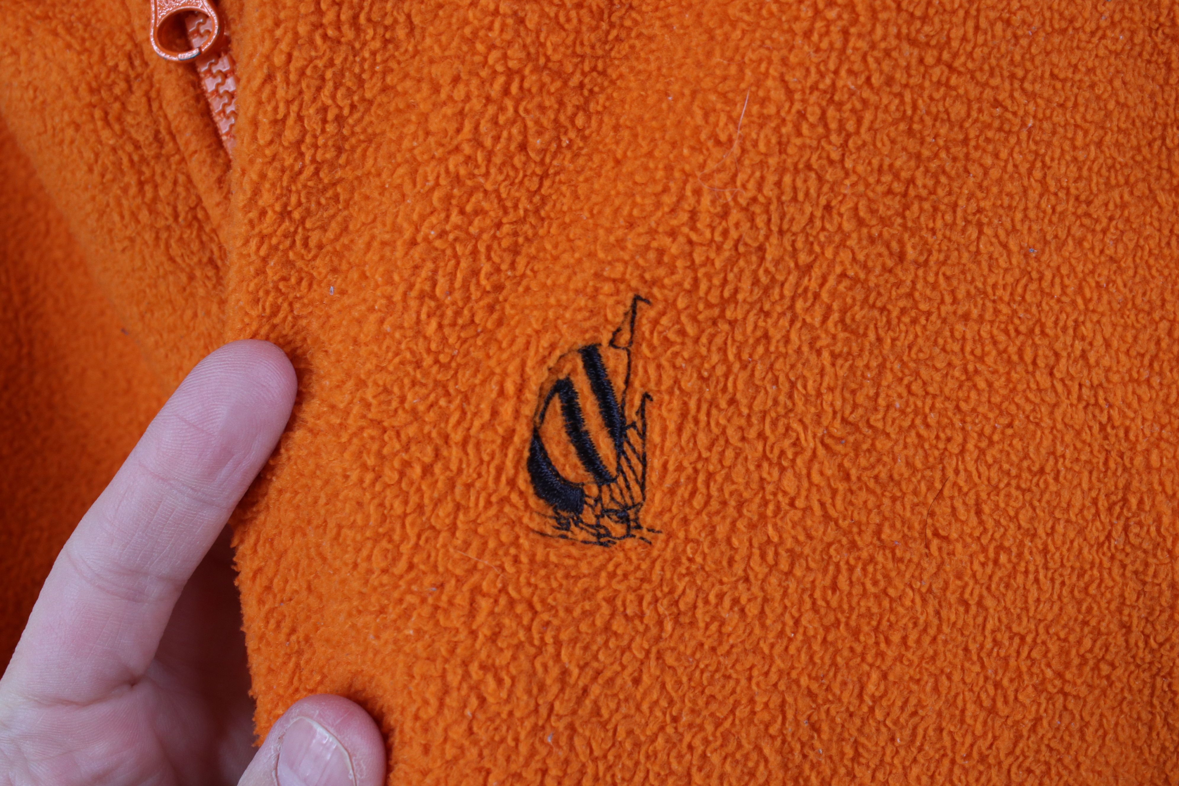 Nautica Vintage 90s Nautica 1/4 Zip Fleece Pullover Sweater Orange Size US L / EU 52-54 / 3 - 4 Thumbnail
