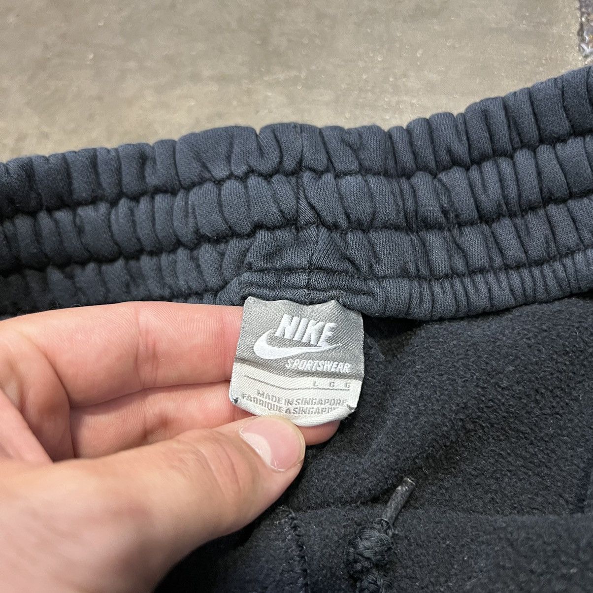 Nike × Vintage Vintage Y2K Nike Mini Swoosh Baggy Wide Leg Drill Sweatpants Size US 32 / EU 48 - 7 Thumbnail
