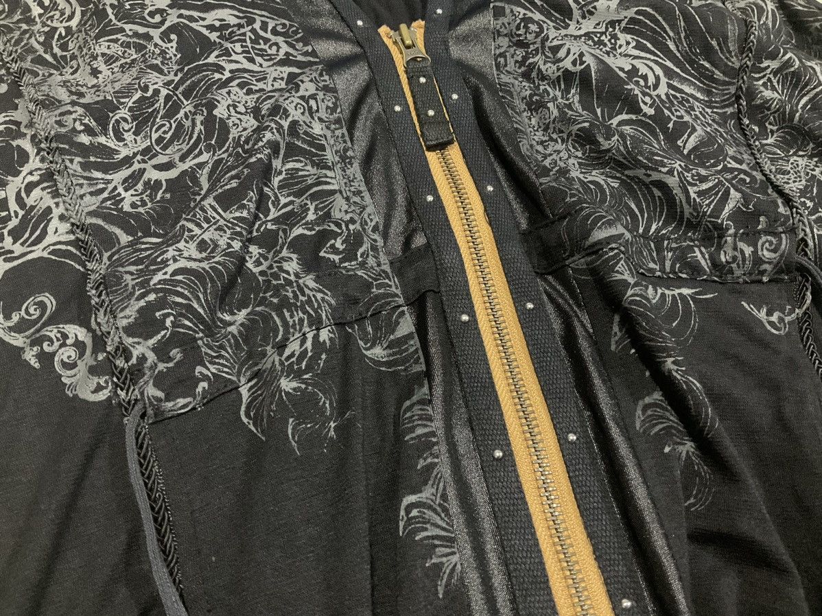 Hysteric Glamour Ozzhcroce Sleeveless Tribal Rivet Zipper Hoodie Size US M / EU 48-50 / 2 - 8 Thumbnail