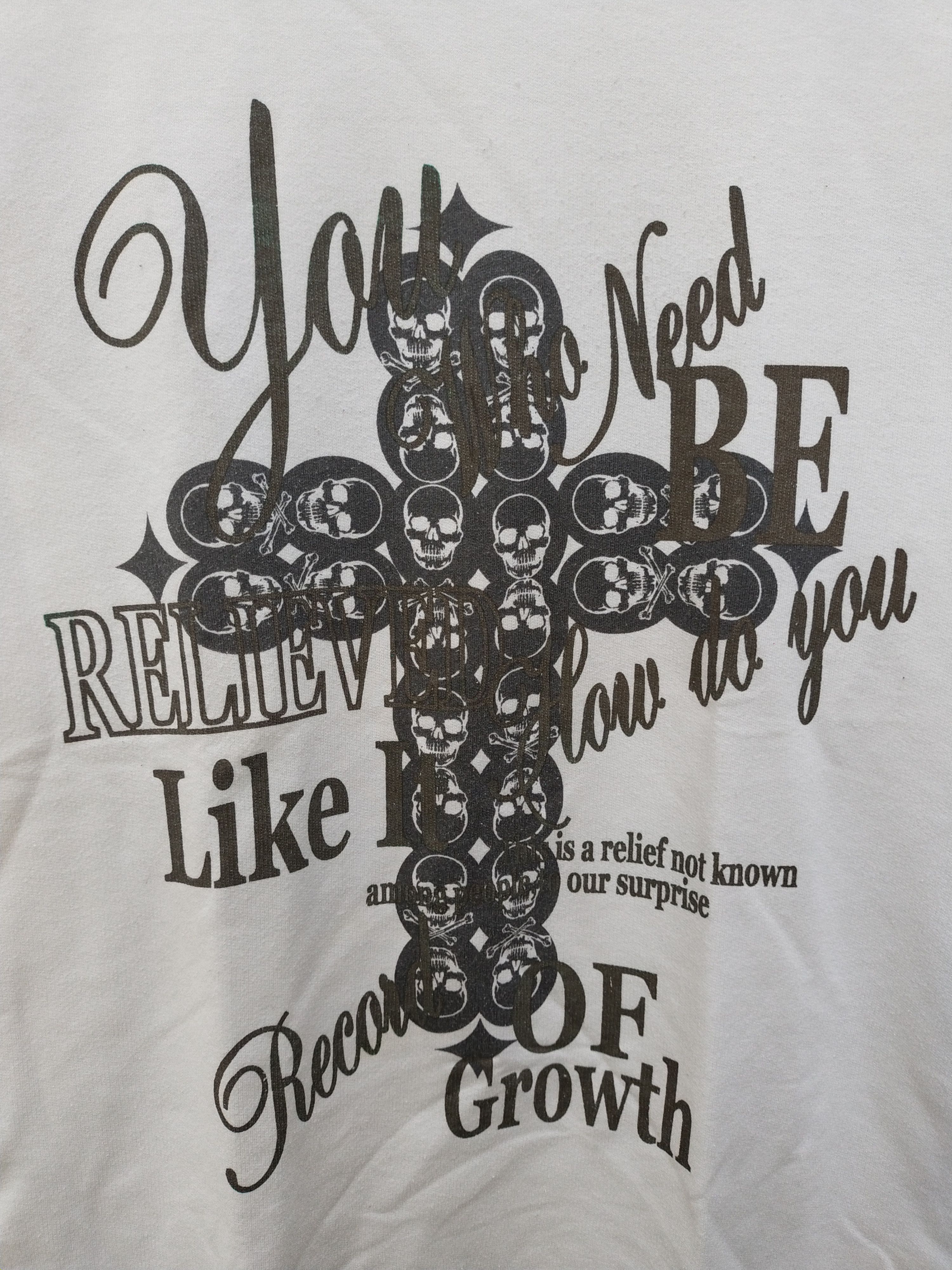 If Six Was Nine Japanese Brand Gothic Cross Print Long Sleeve Size US XS / EU 42 / 0 - 4 Thumbnail