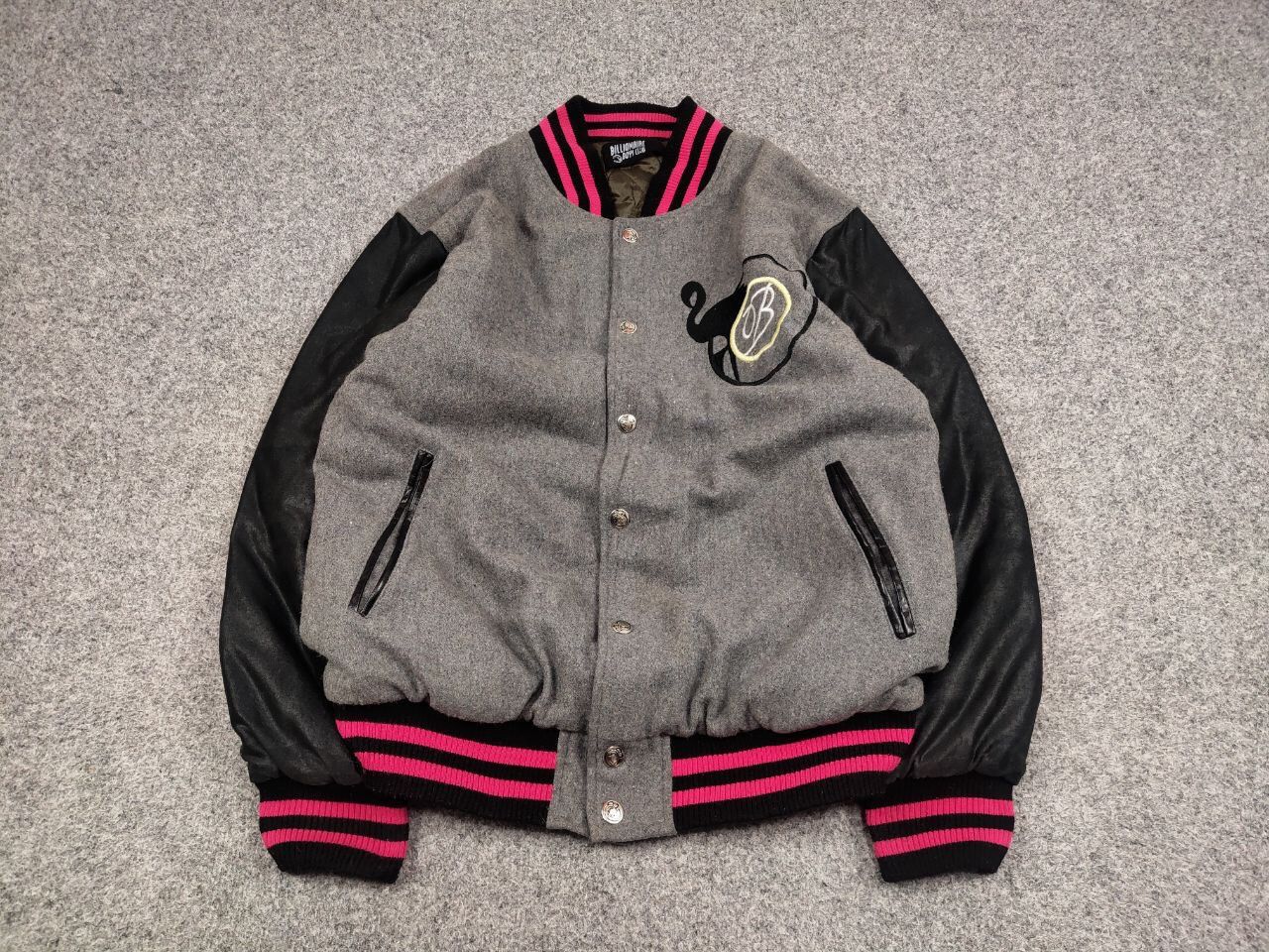 Japanese Brand Vintage Billionaire Boys Club Logo Varsity Bomber Jacket Size L / US 10 / IT 46 - 2 Thumbnail