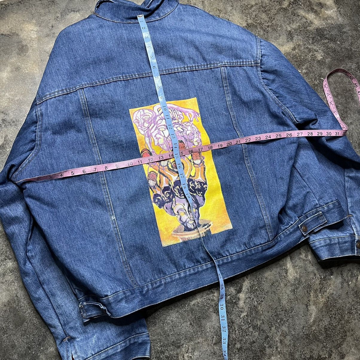 Vintage vintage 70s 80s denim jcpenney trippy art jacket Size US XL / EU 56 / 4 - 3 Thumbnail