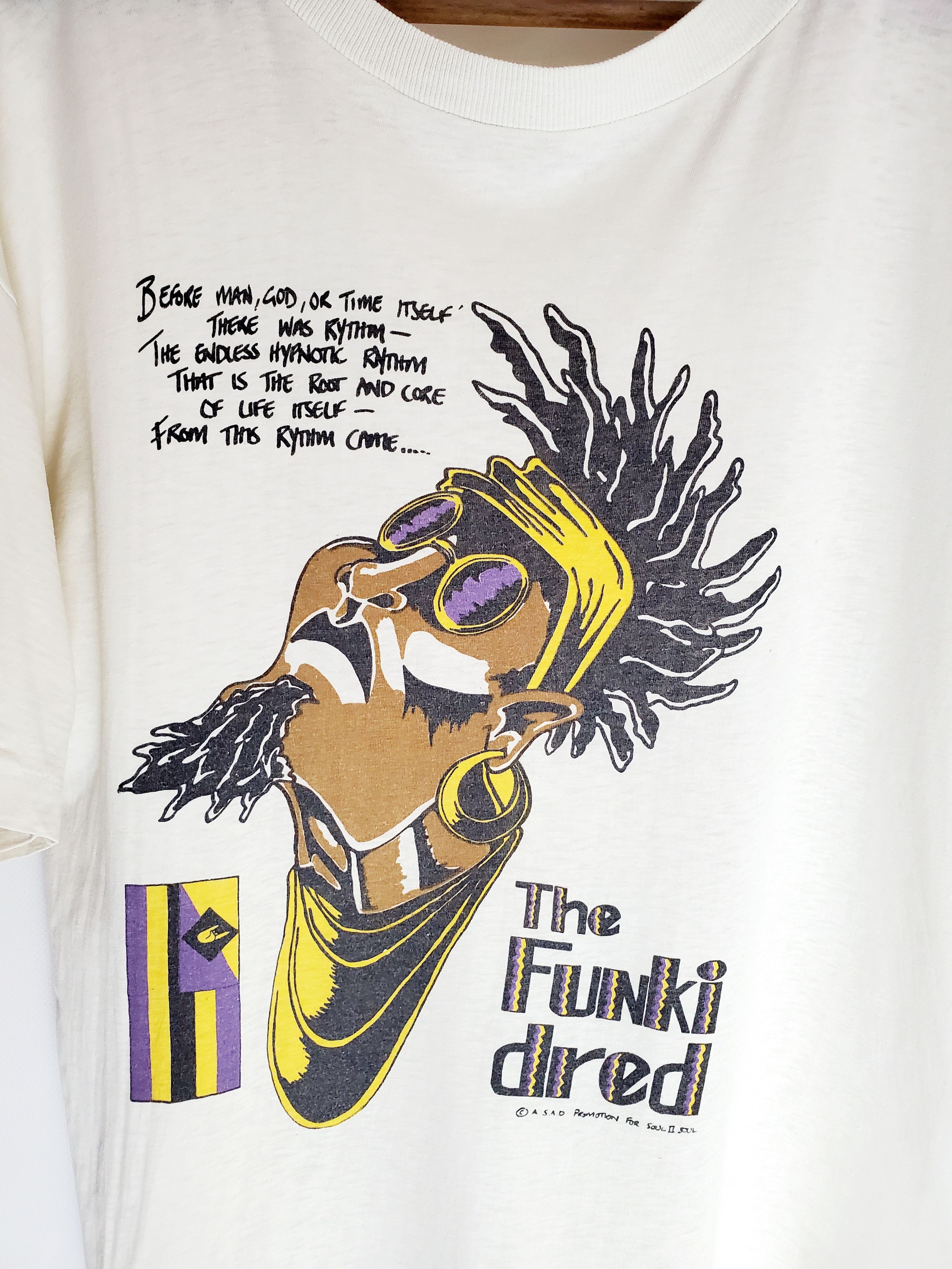 Band Tees × Rap Tees × Vintage Vintage 80s SOUL II SOUL Hypnotic Rhythm Vtg Tee size L Size US L / EU 52-54 / 3 - 2 Thumbnail