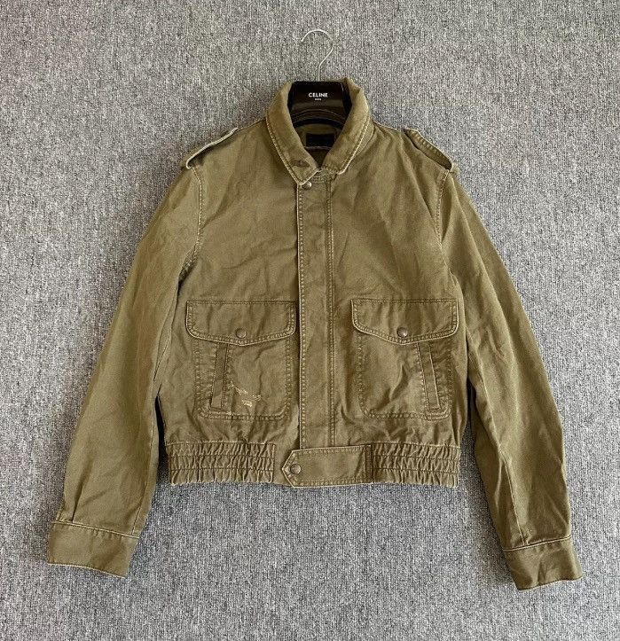Saint Laurent Paris Saint laurent slp army green old jackets - DMC Size US L / EU 52-54 / 3 - 1 Thumbnail