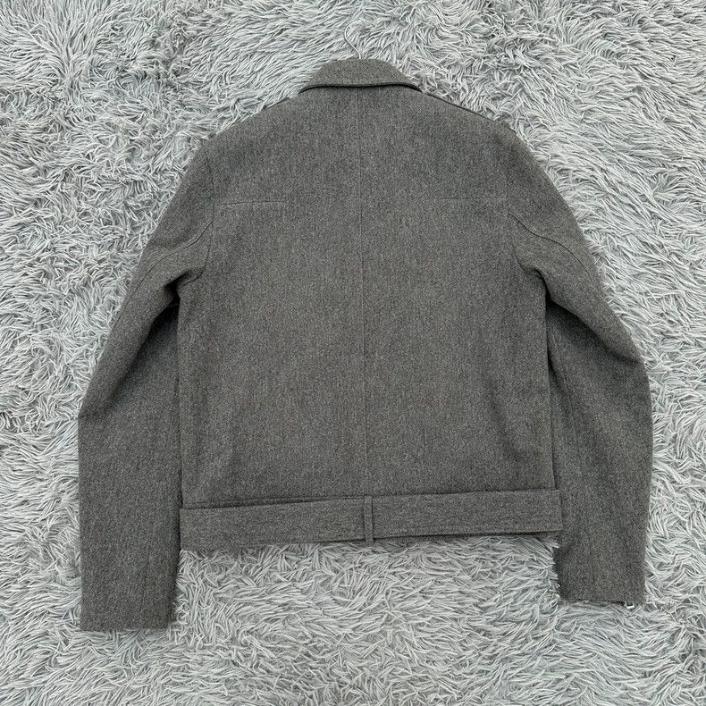 Dior Dior Light gray motorcycle zipper wool jacket 2501-Nextarro Size US M / EU 48-50 / 2 - 4 Thumbnail