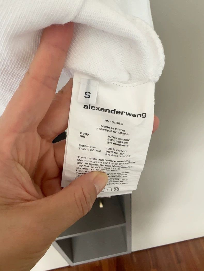Alexander Wang Alexander Wang White Loose Sweatshirt- Size S / US 4 / IT 40 - 4 Thumbnail