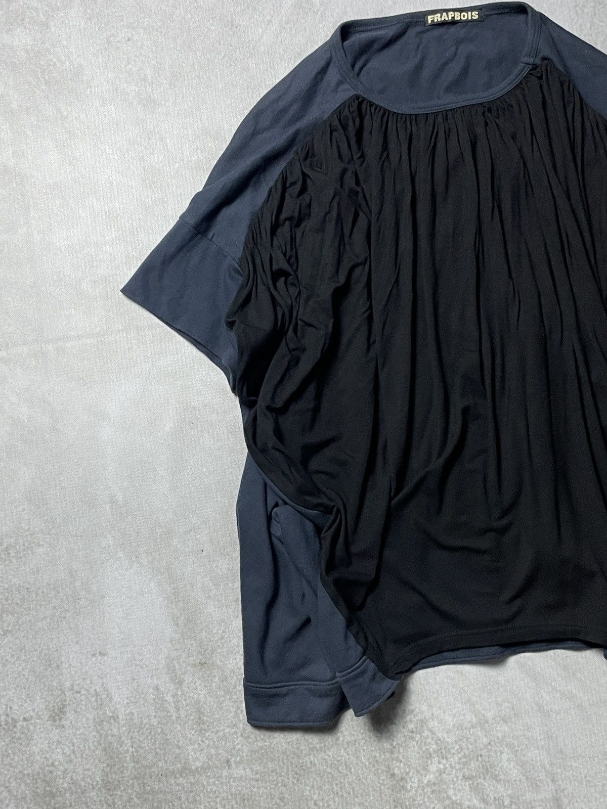 Issey Miyake 2000’s Frapbois - Draped Batwings Blouse Oversized Size M / US 6-8 / IT 42-44 - 2 Thumbnail
