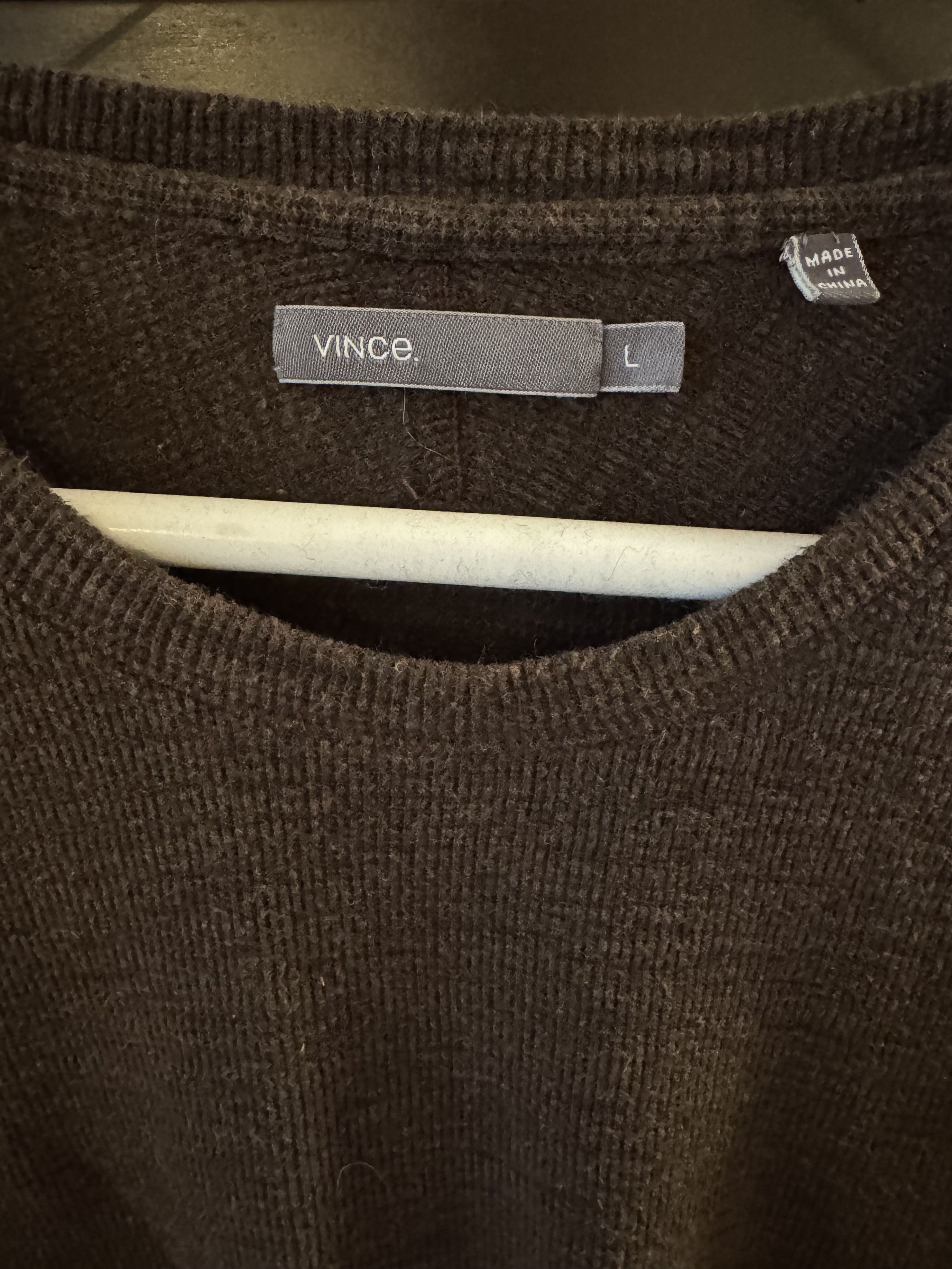 Vince Vince Brown Cotton Sweater. Size US L / EU 52-54 / 3 - 1 Thumbnail