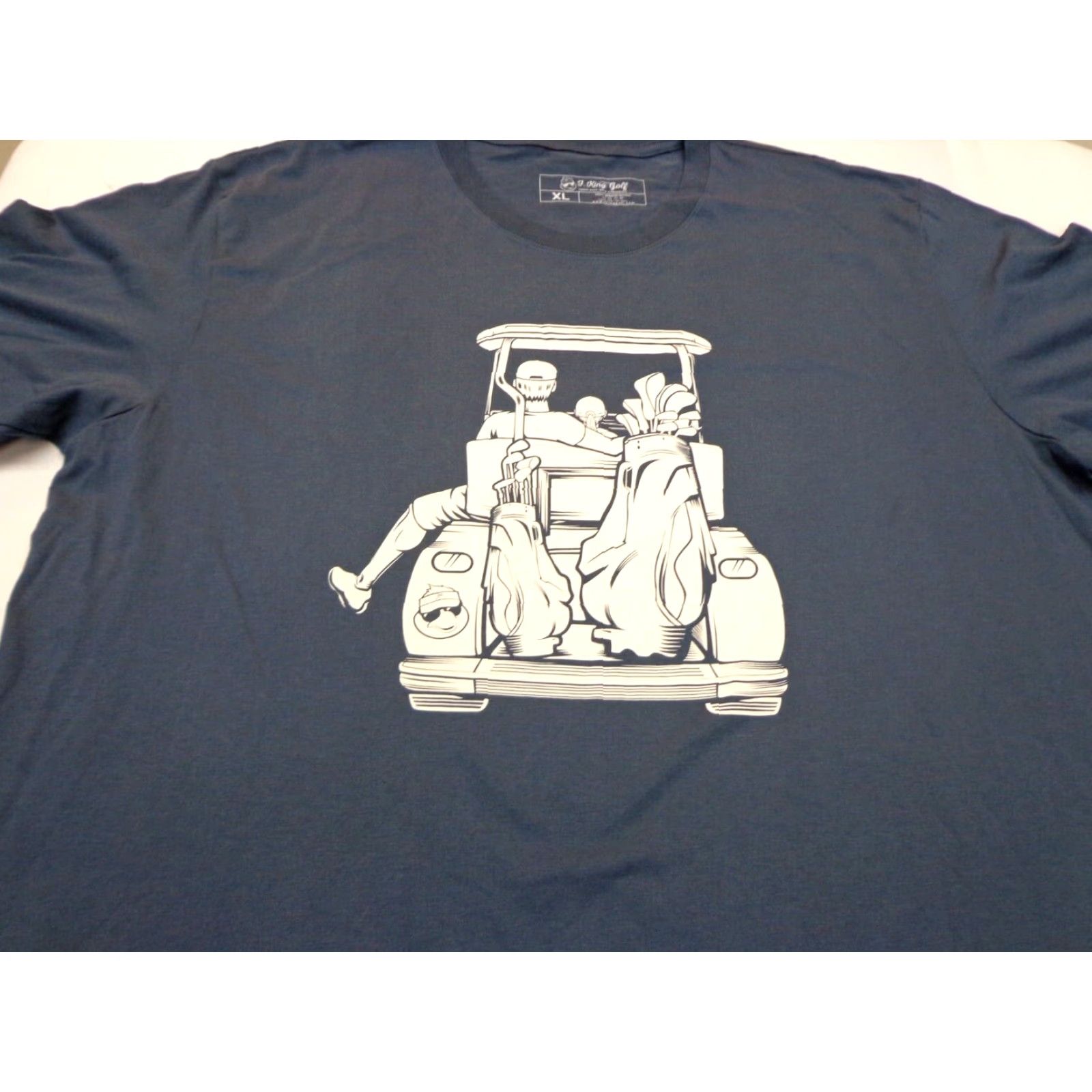Vintage F. King Golf T-Shirt - Blue - XL - Men - Short Sleeve - Tee - Size XL - Dad & Daughter Fan Shirt Size US XL / EU 56 / 4 - 2 Thumbnail