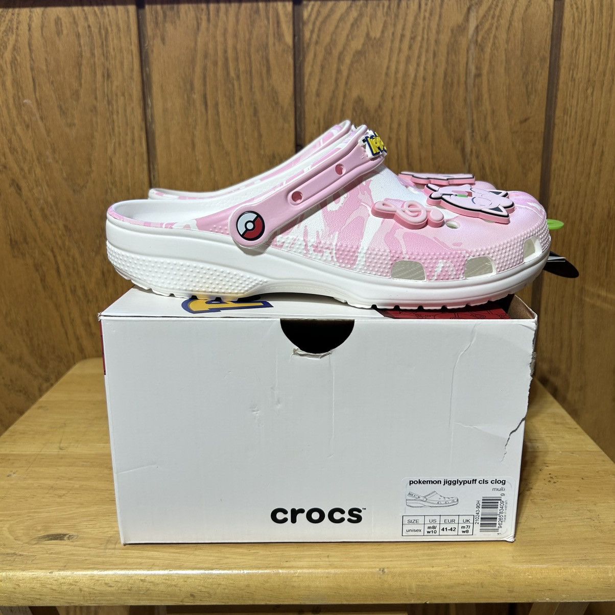 Crocs Crocs Pokemon Jigglypuff Classic Clog Shoes Women’s 10 NEW Size US 10 / IT 40 - 2 Thumbnail