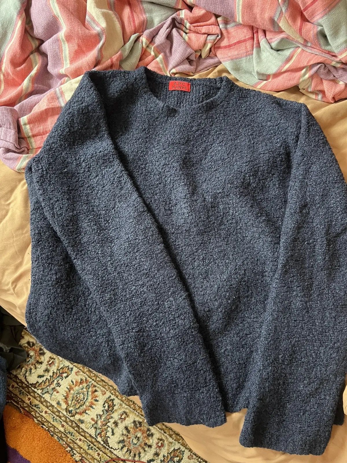 A.P.C. × Kanye West A P C x Kanye West Airport Sweater Size US L / EU 52-54 / 3 - 1 Thumbnail