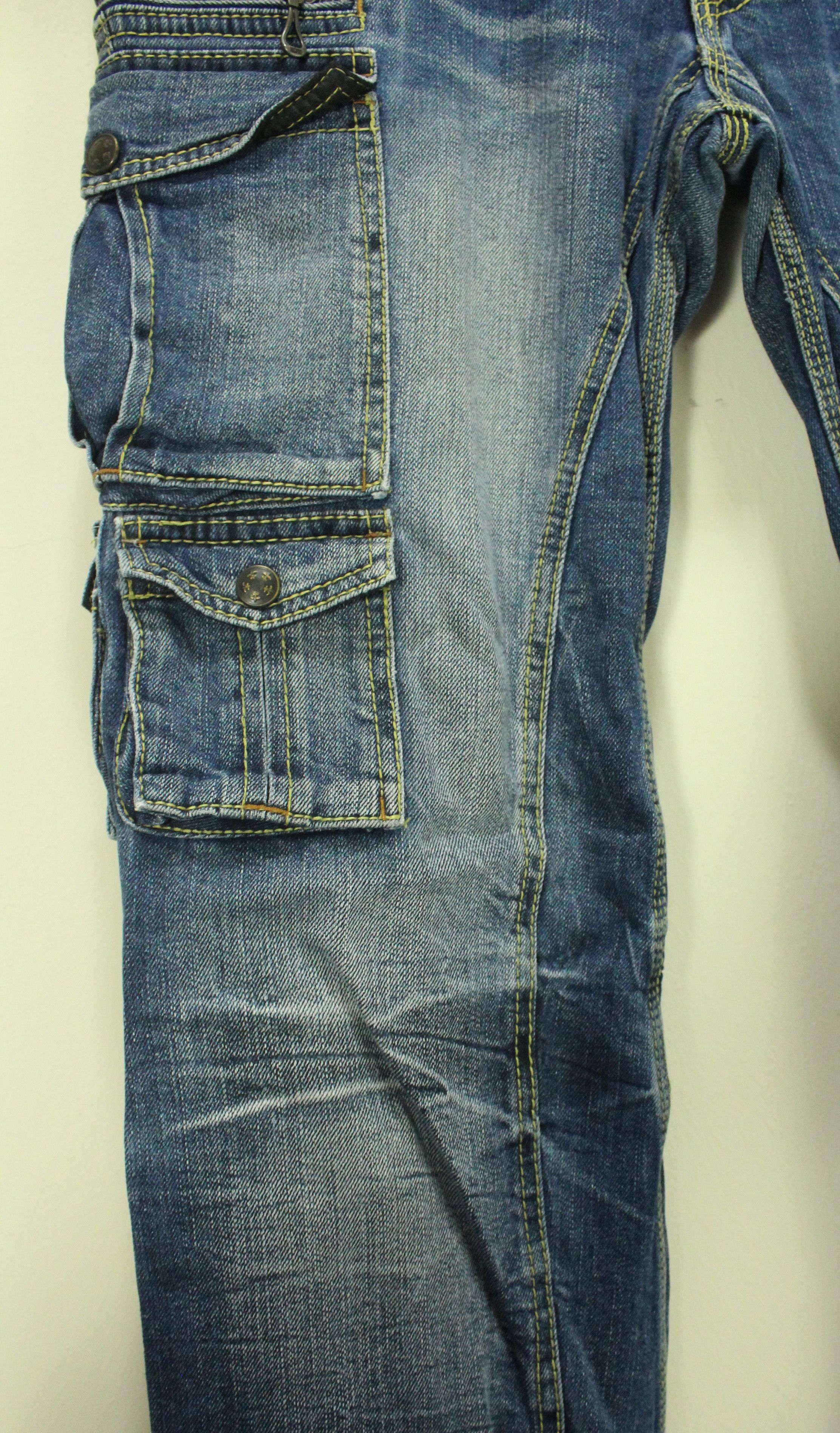 If Six Was Nine SICK 🔥 13 Pockets NICOLE CLUB FOR MEN Denim Stretchy Size US 33 - 9 Thumbnail