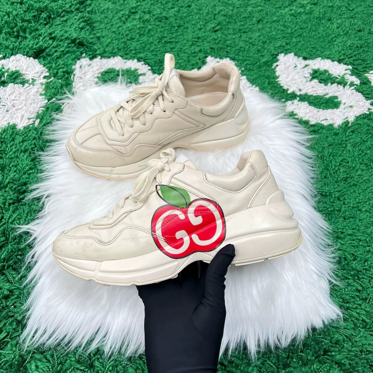 Gucci Gucci Double G Apple Dad Shoes Size US 6 / IT 36 - 1 Thumbnail