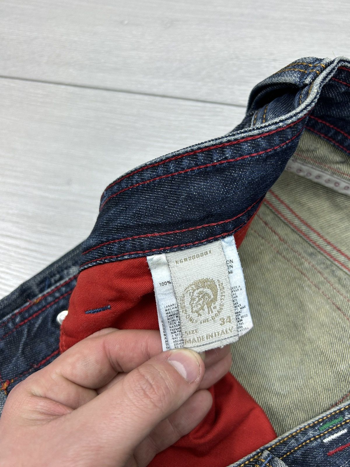 Diesel × Vintage Diesel Vintage denim jeans size 34 Size US 34 / EU 50 - 8 Thumbnail