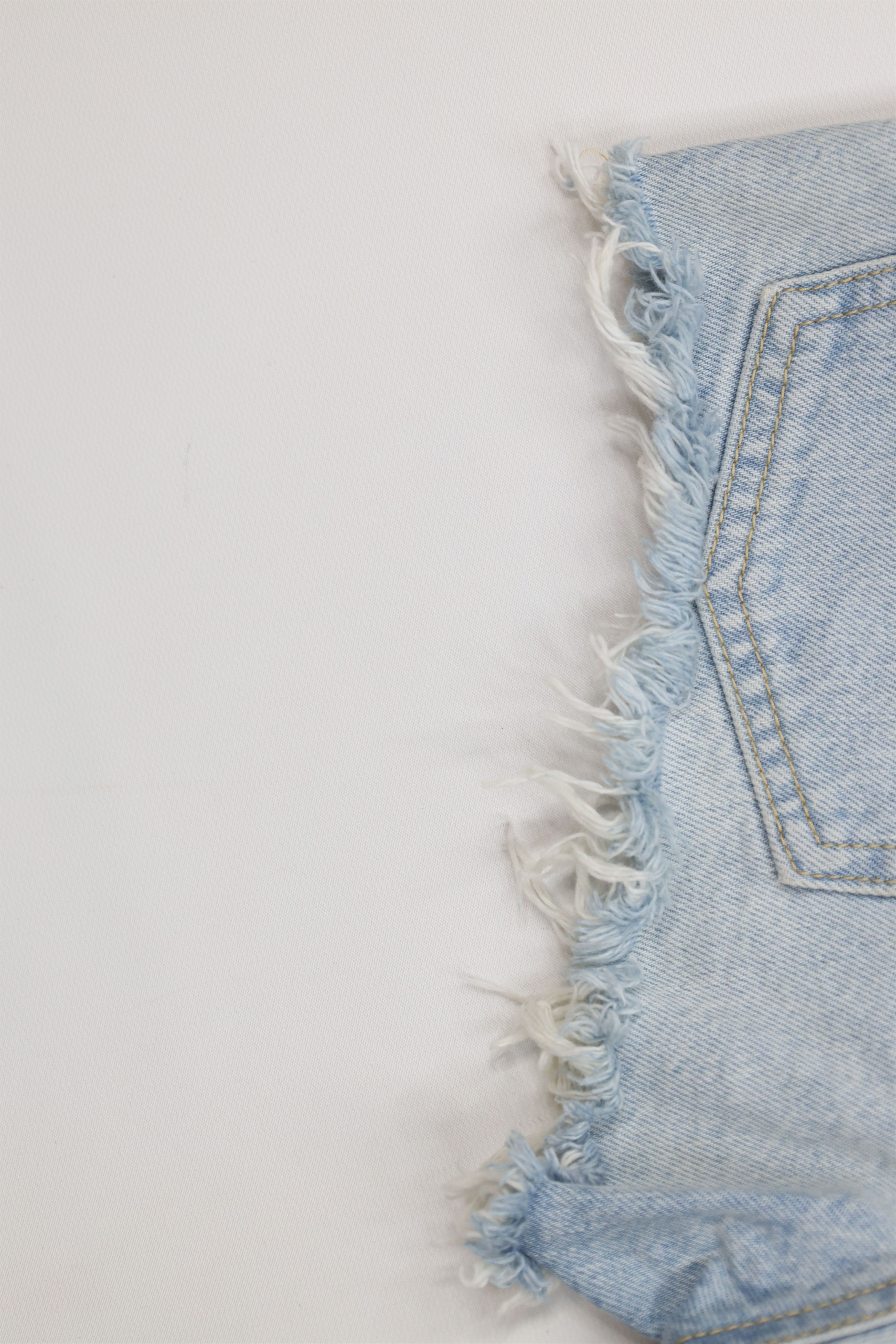 Levi's Vintage Y2K Levi 501xx Cut Off Denim Jean Shorts Jorts Blue Size 25" / US 0 / IT 36 - 15 Thumbnail