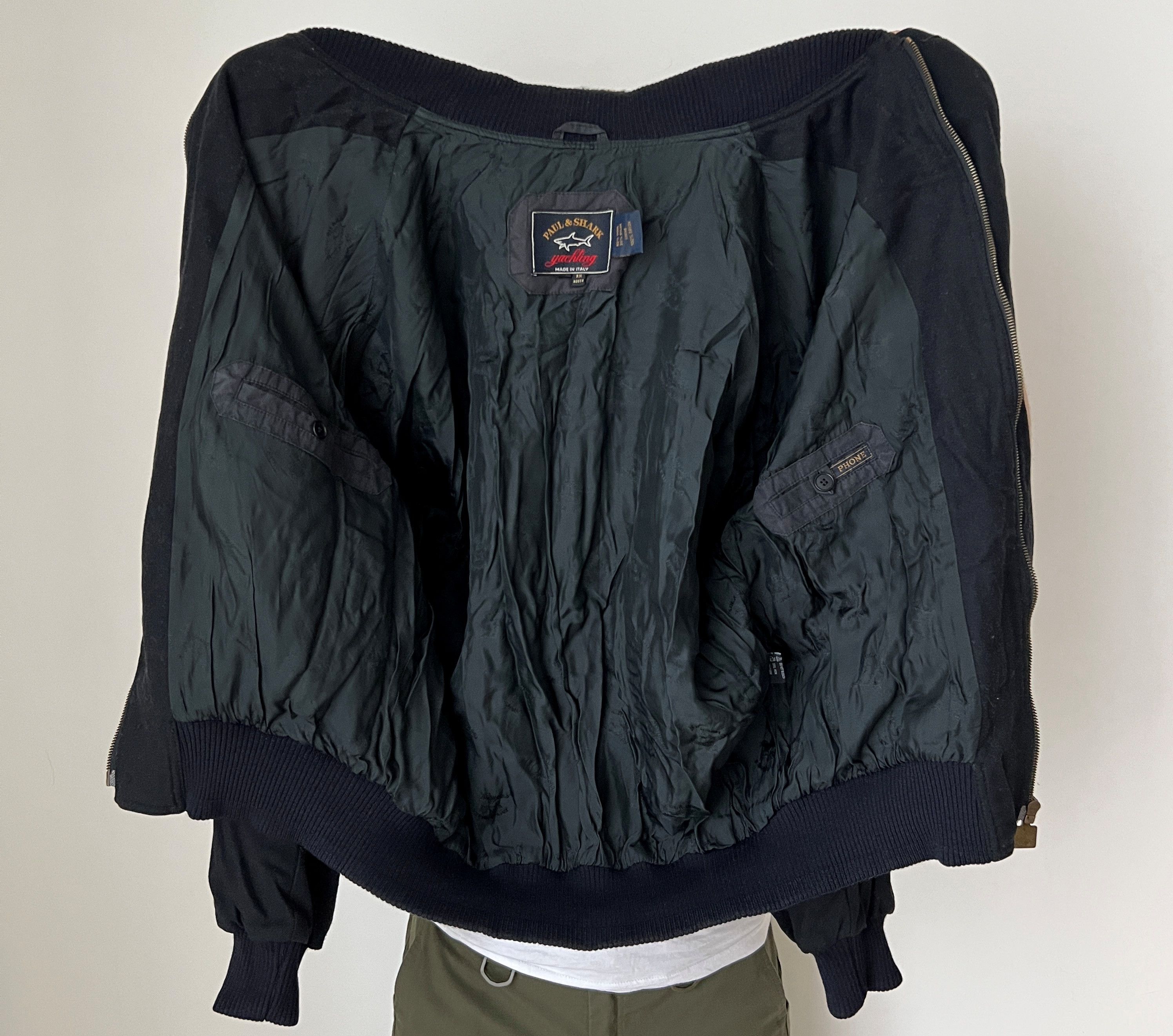 Paul & Shark VINTAGE PAUL & SHARK YACHTING WOOL BOMBER JACKET Size US L / EU 52-54 / 3 - 5 Thumbnail