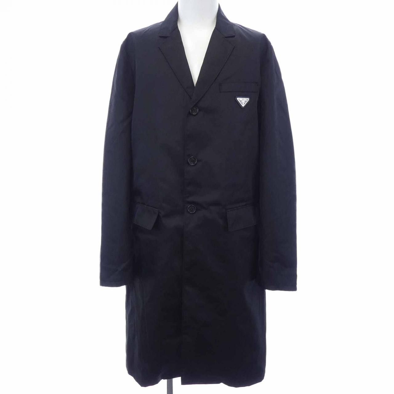 Prada Prada Prada Triangle Logo Re-Nylon Coat Others Outerwear SGB689 S211 1WQ8 DUTY FREE for USA Size ONE SIZE - 1 Thumbnail