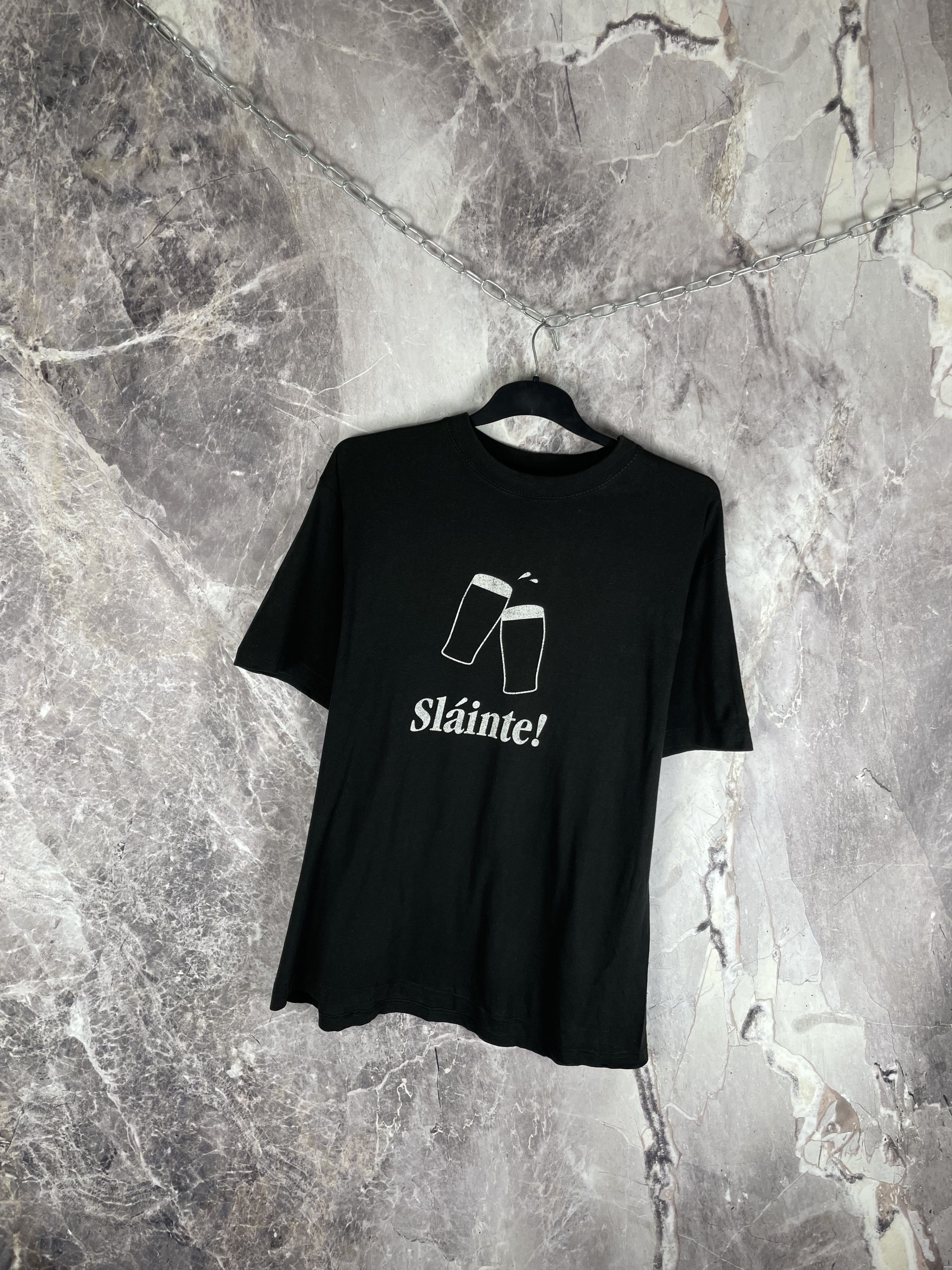 Vintage Vintage Guiness Beer Tee Shirt Size US L / EU 52-54 / 3 - 2 Thumbnail