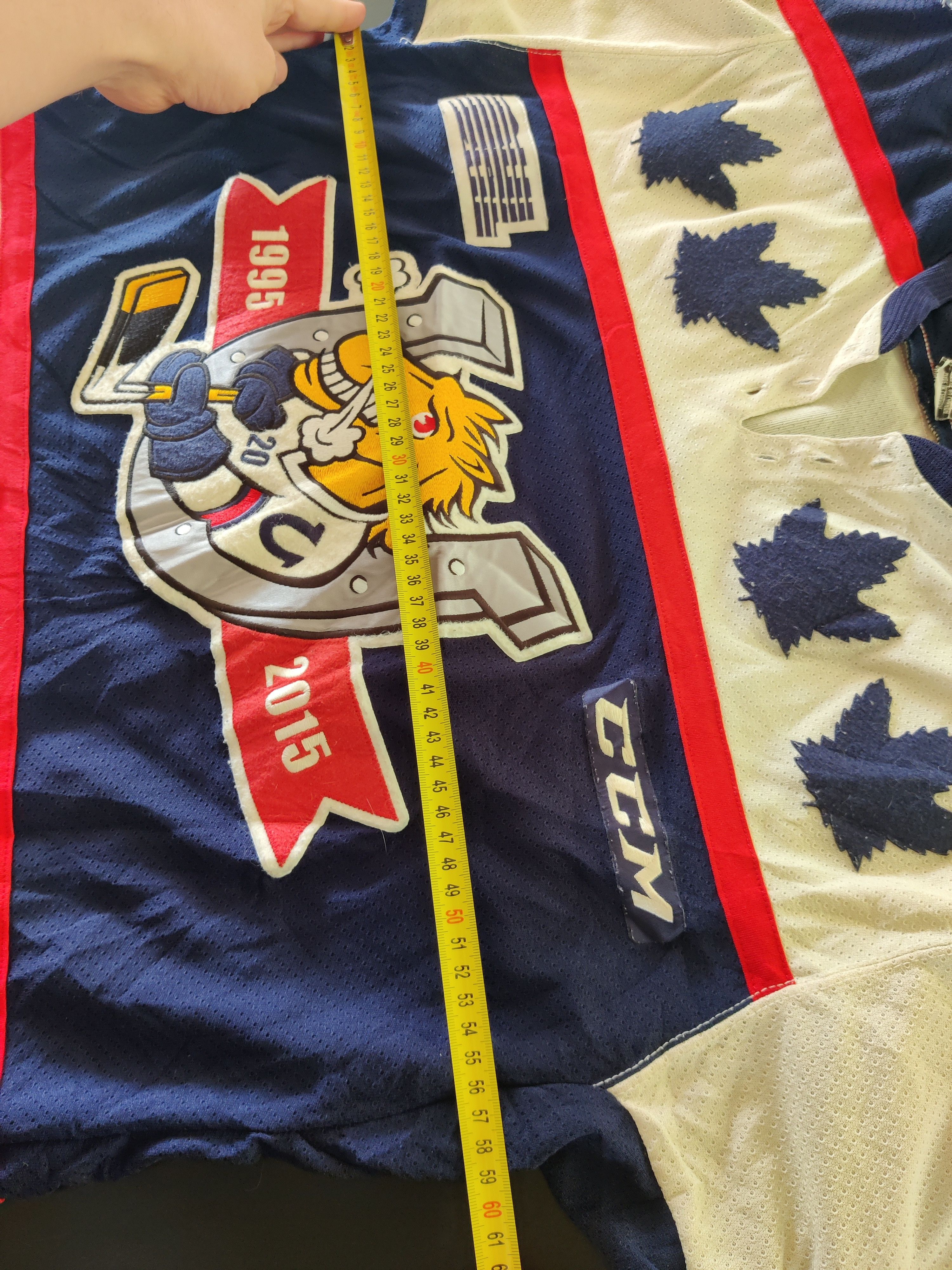 Ccm CCM Barrie Colts OHL CHL Jersey 20th Anniversary 1995 M Size US M / EU 48-50 / 2 - 14 Thumbnail