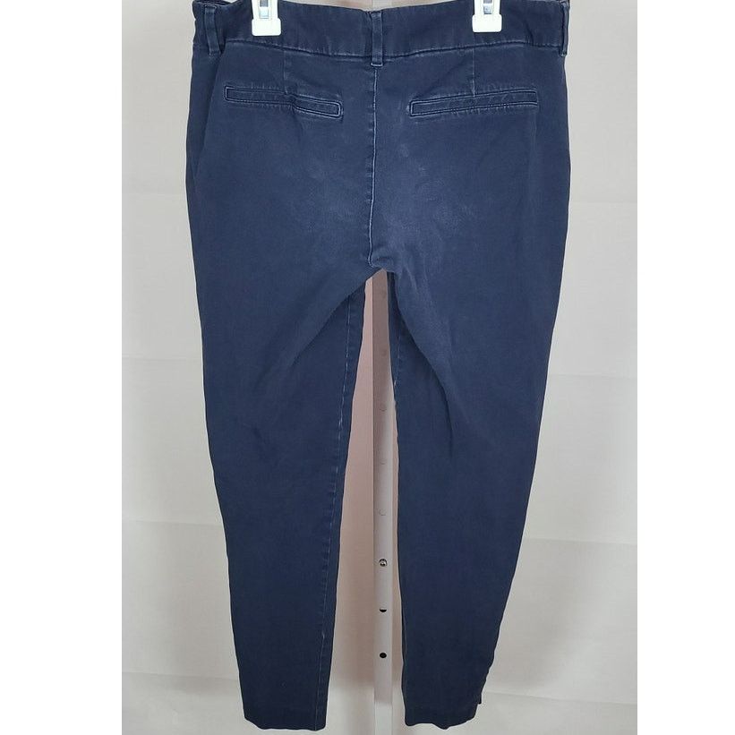 Old Navy Old Navy Pixie Cropped Blue MidRise Stretch Pants size 6 Size 28" / US 6 / IT 42 - 2 Thumbnail