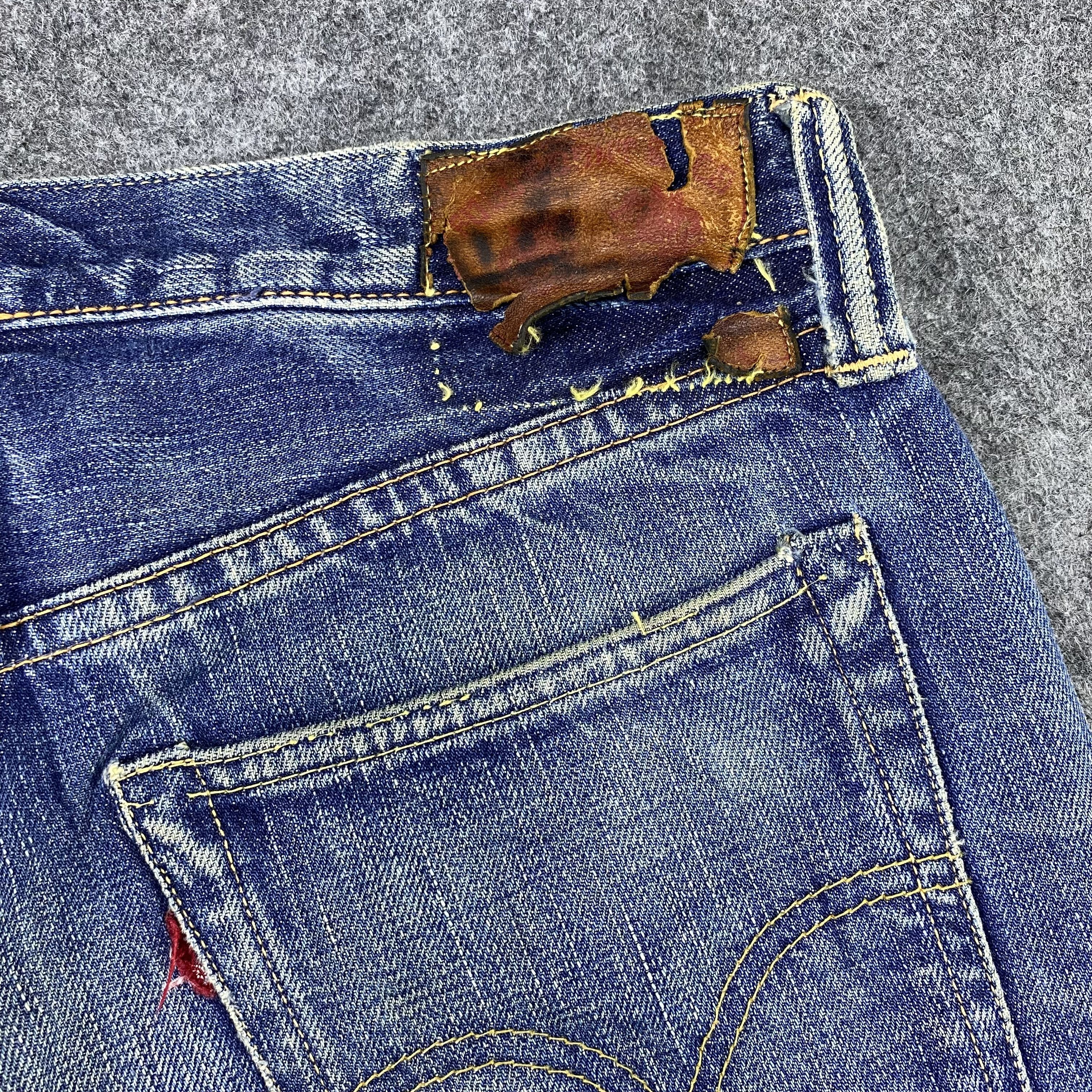 Full Count & Co. × Japanese Brand × Vintage Vintage Full Count & Co. Fly Button Blue Wash Jeans-J1167 Size US 29 - 11 Thumbnail