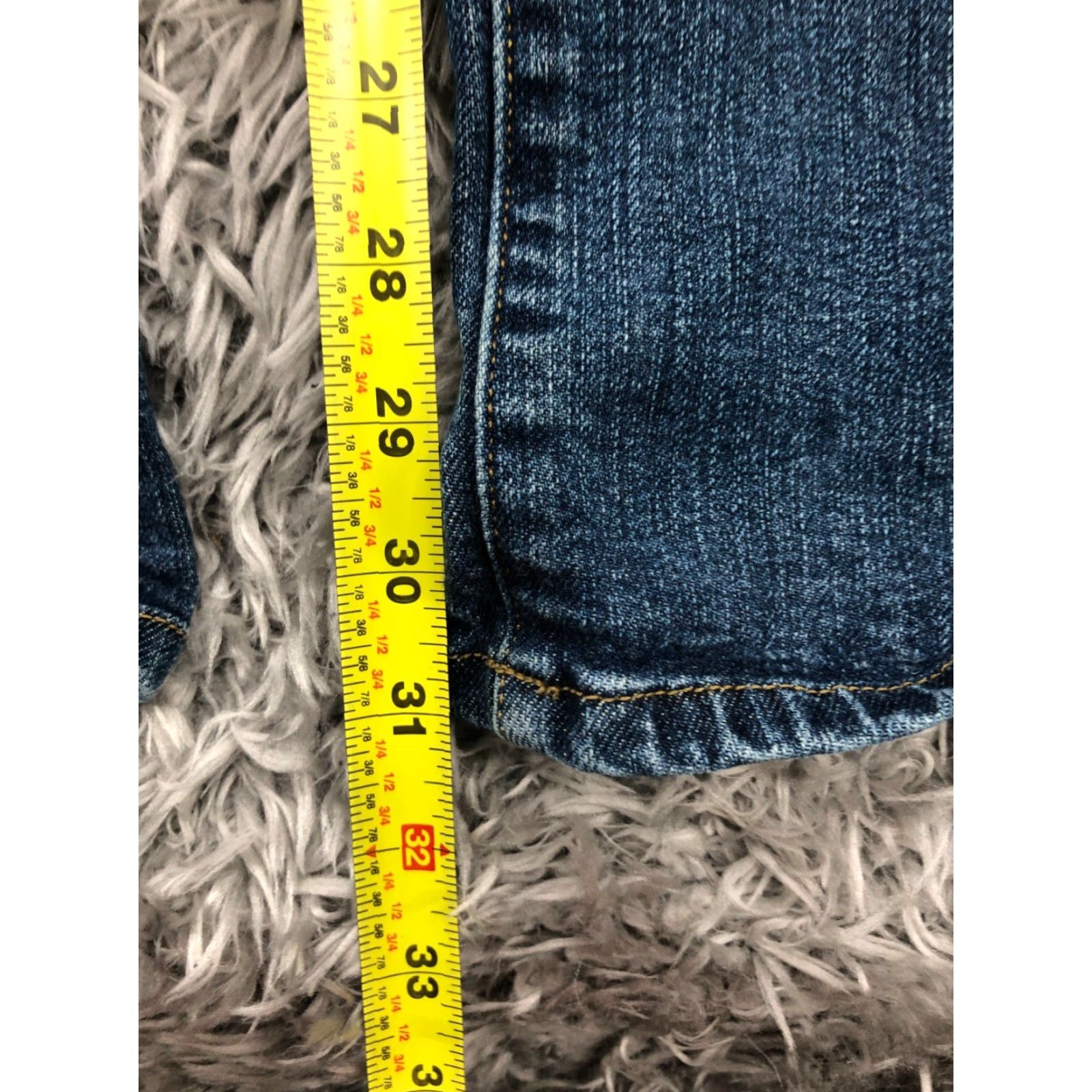 Lands' End Lands' End Jeans Bootcut Size 14 Womens Regular 33" Waist 32" Inseam Medium Wash Blue Denim Size 36" / US 14 / IT 50 - 3 Thumbnail