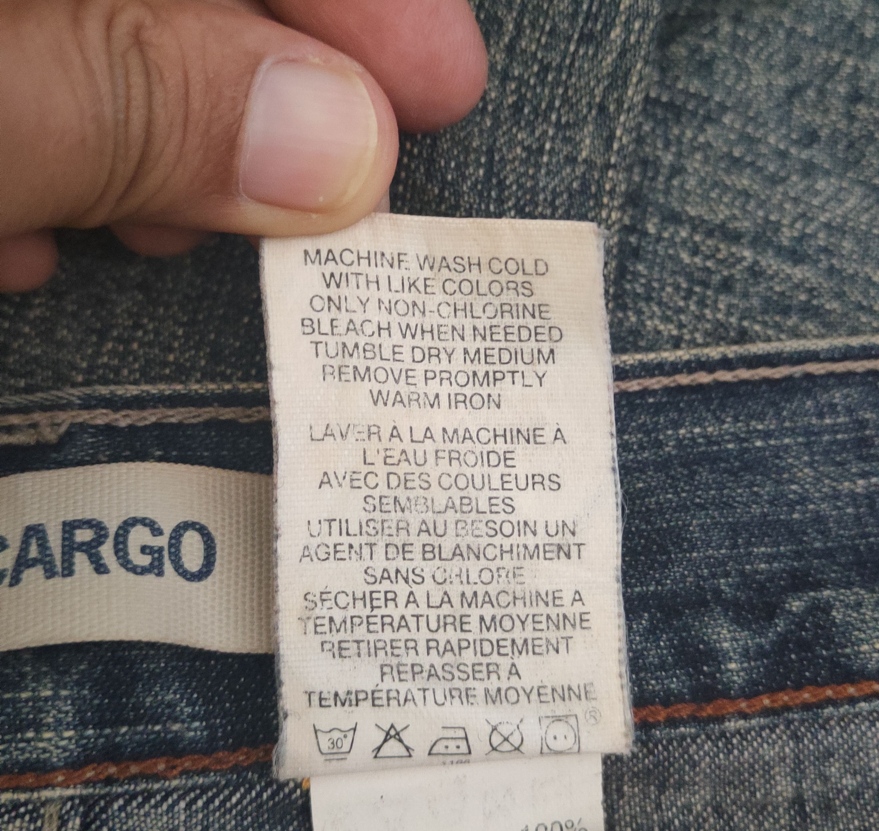 Gap DL Gap Dark Blue Distressed Ripped Jeans #1512 Size US 34 / EU 50 - 13 Thumbnail